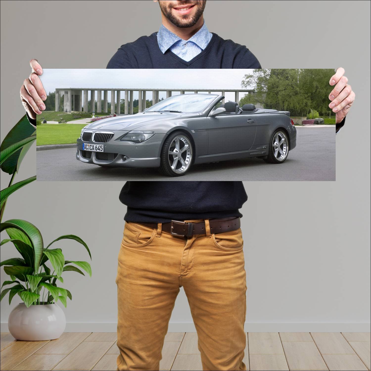 Cuadro grande 30x80cm 2004 ac schnitzer acs6 cabri 355 Bmw