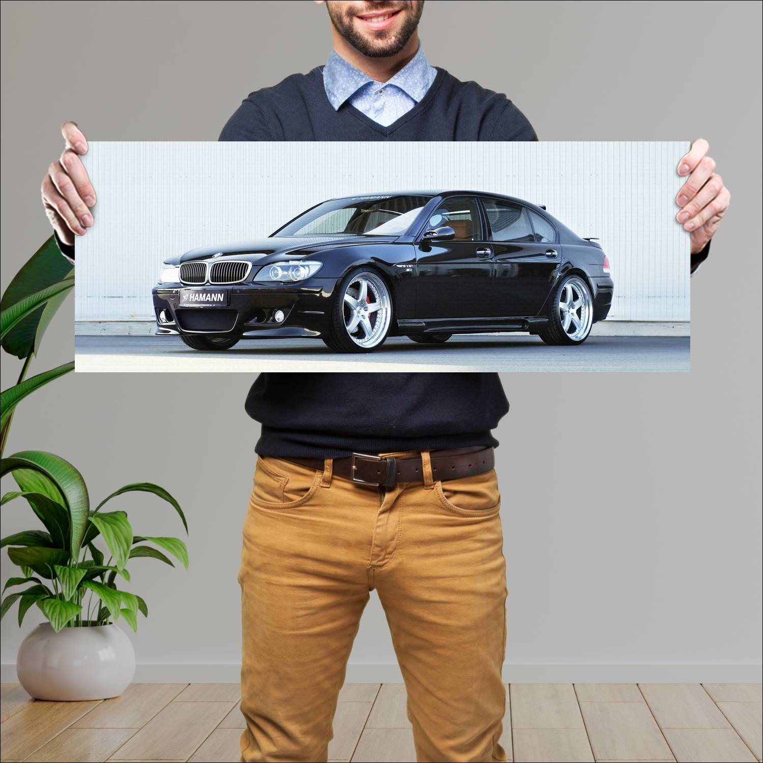 Cuadro grande 30x80cm 2005 hamann hm 7 1 auto 431 Bmw