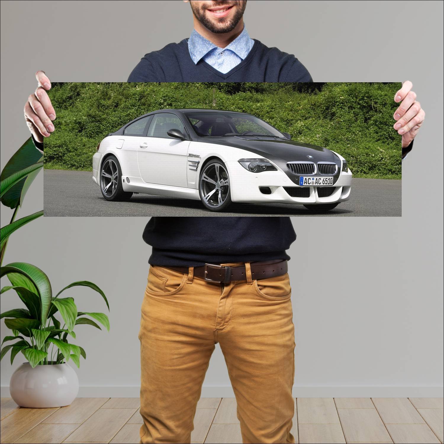 Cuadro grande 30x80cm 2006 ac schnitzer tension st 435 Bmw