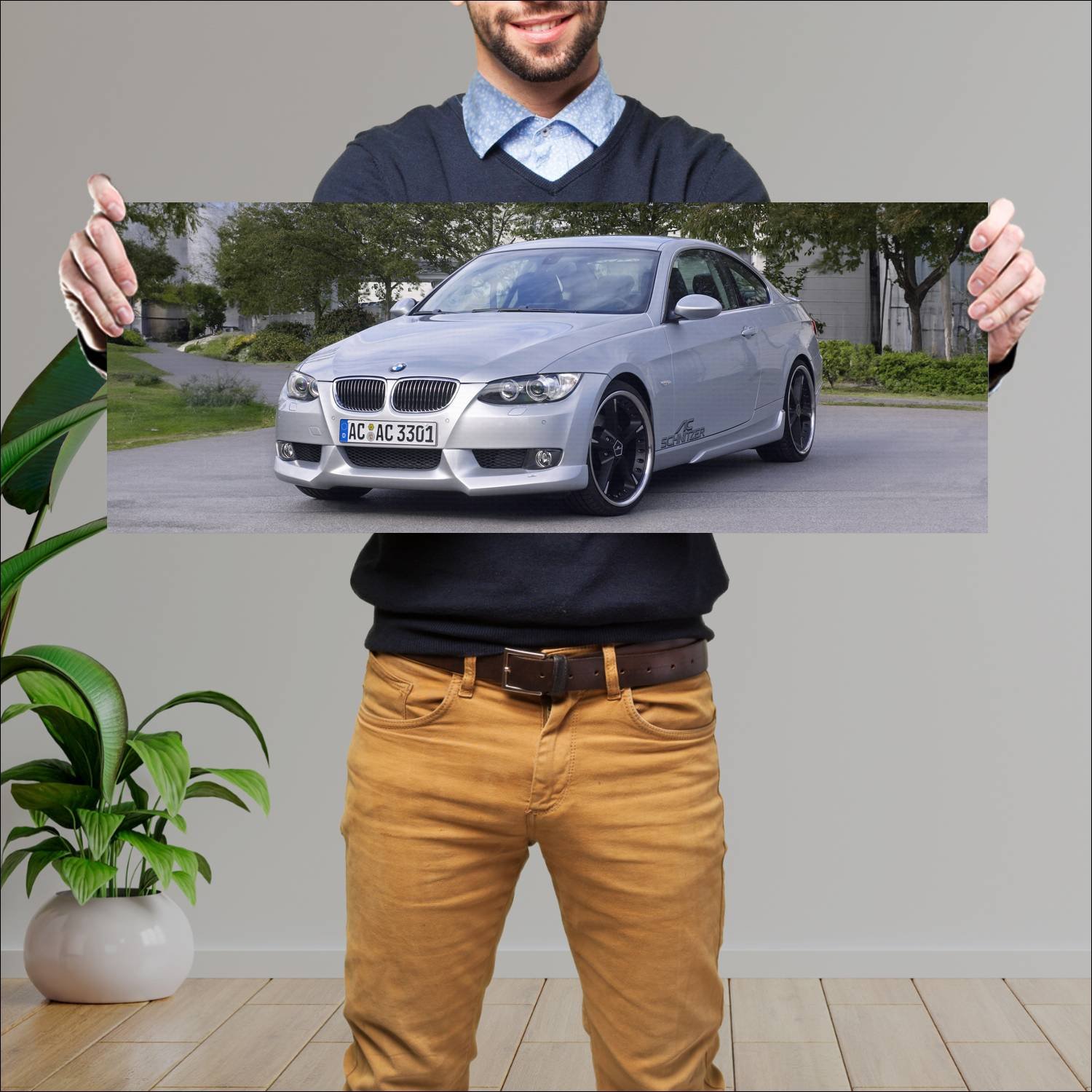 Cuadro grande 30x80cm 2007 ac schnitzer acs3 coupe 482 Bmw