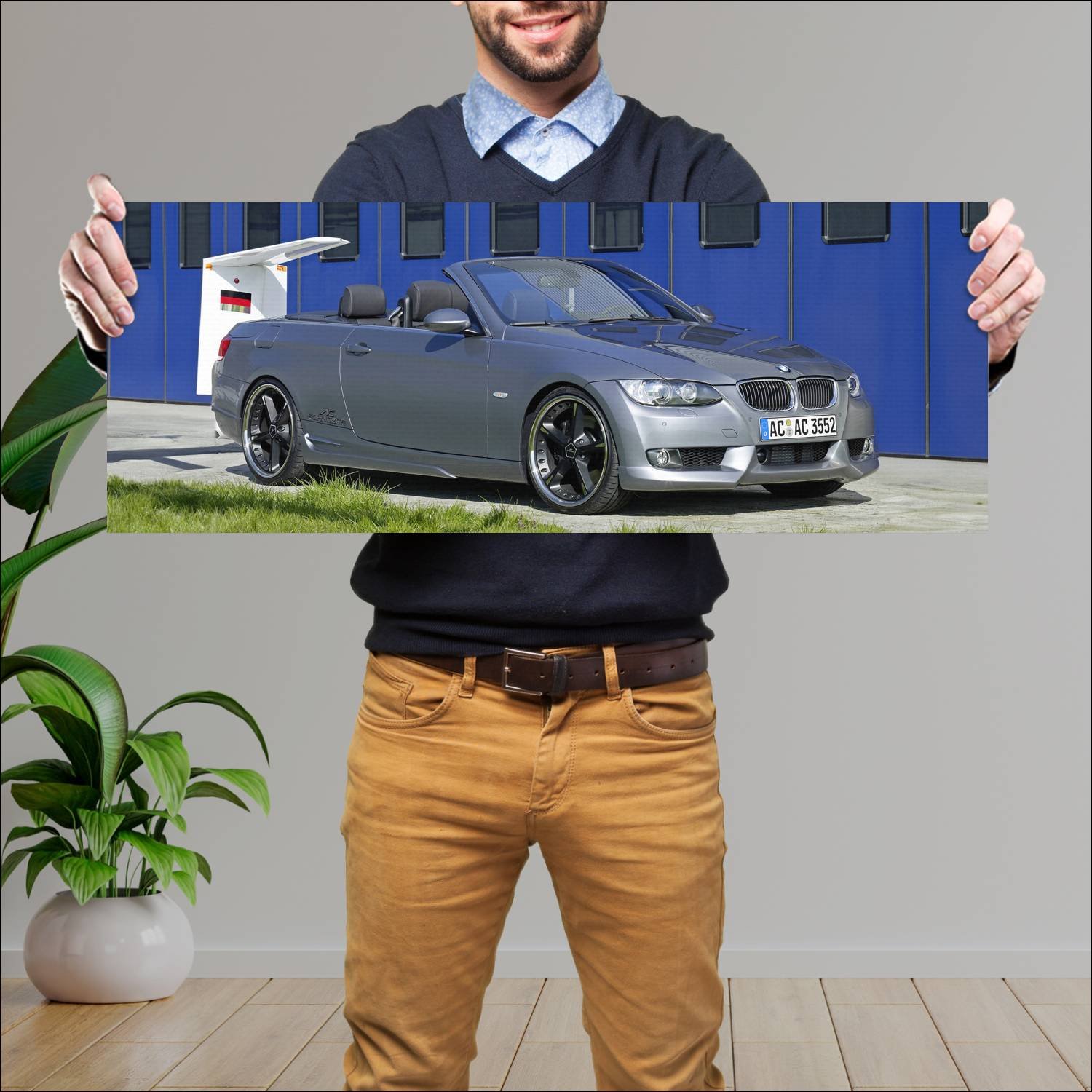 Cuadro grande 30x80cm 2007 ac schnitzer acs3 turbo 484 Bmw