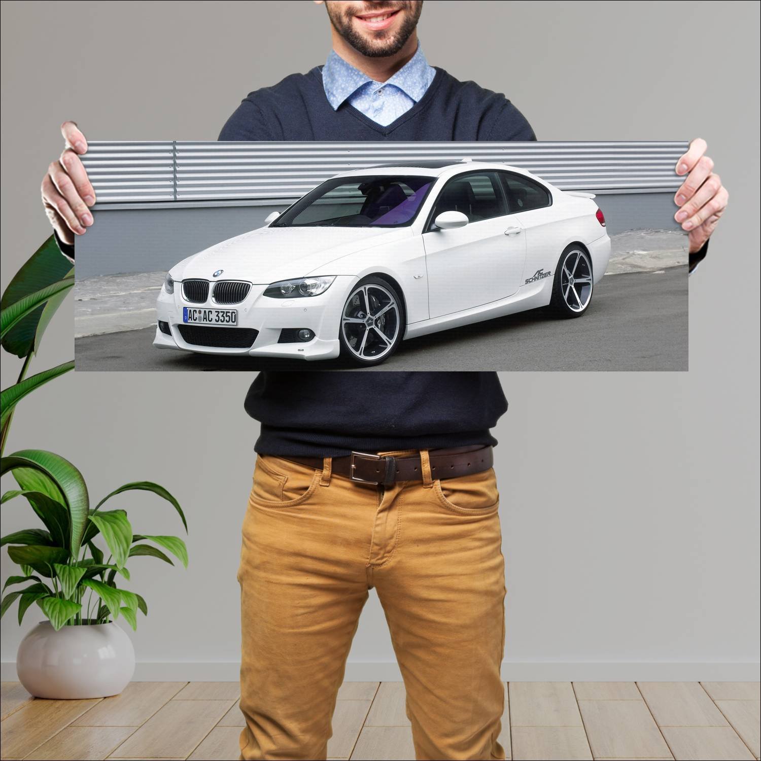 Cuadro grande 30x80cm 2007 ac schnitzer acs3 turbo 485 Bmw