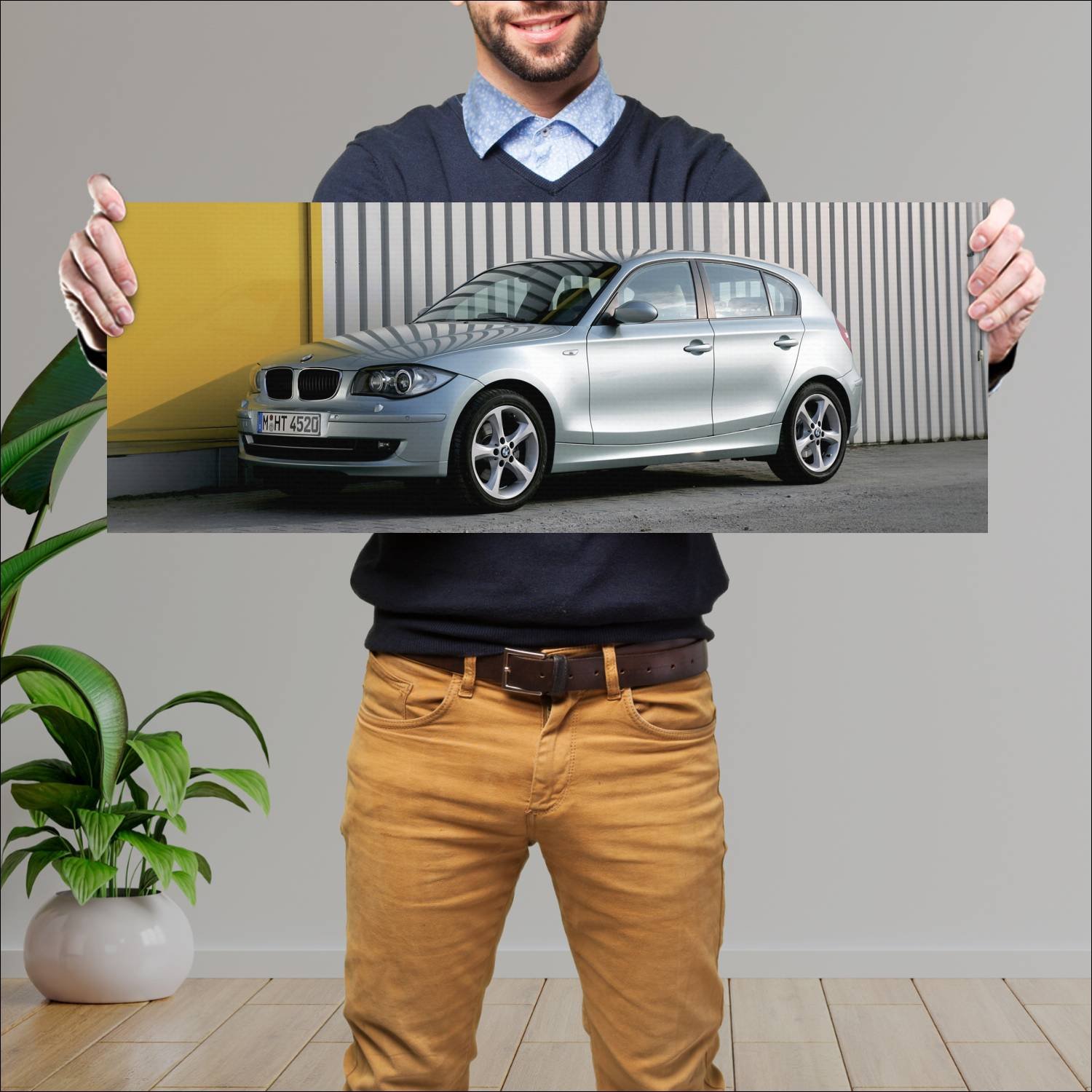 Cuadro grande 30x80cm 2007 bmw 1 series 5 door 837 499 Bmw