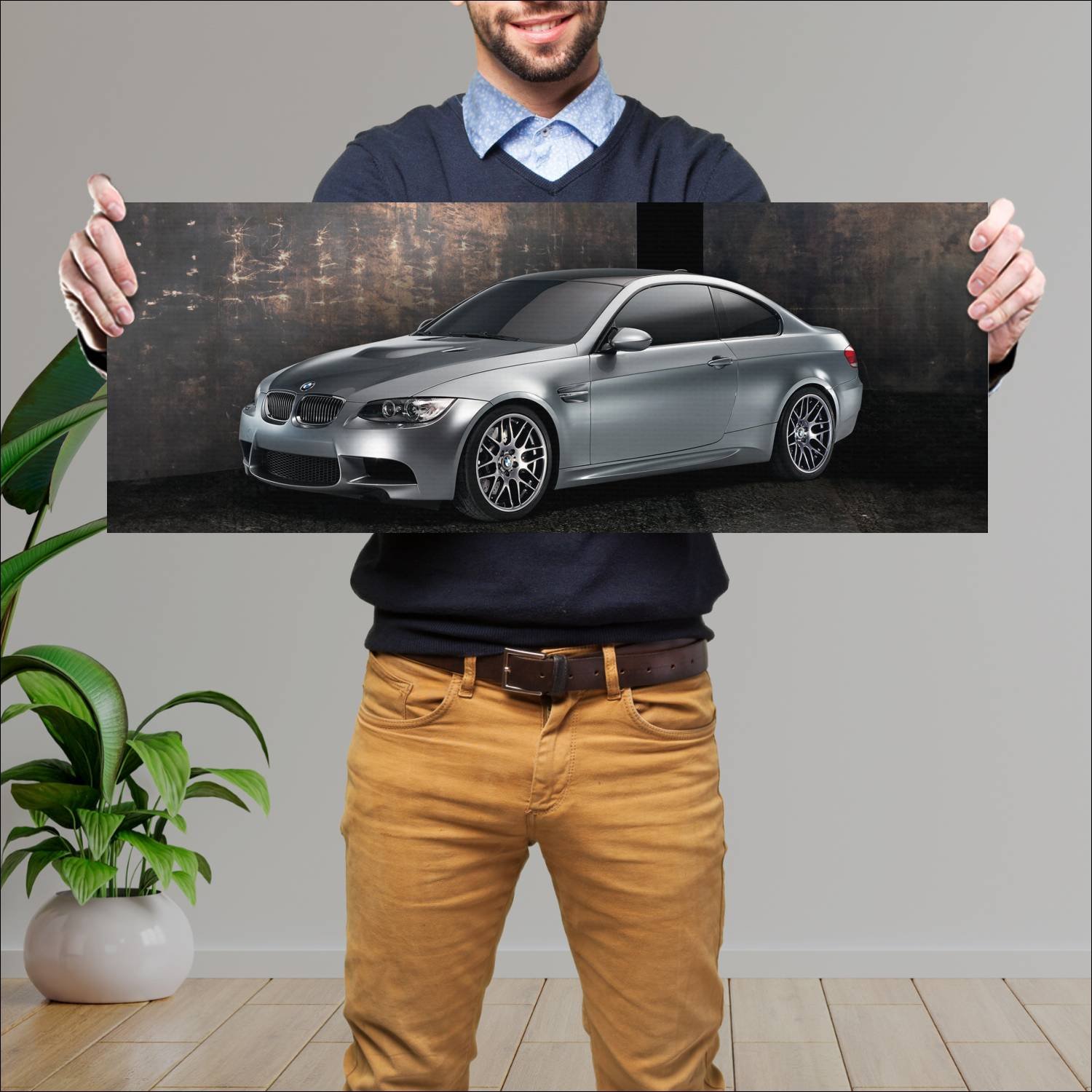 Cuadro grande 30x80cm 2007 bmw m3 concept auto 535 Bmw