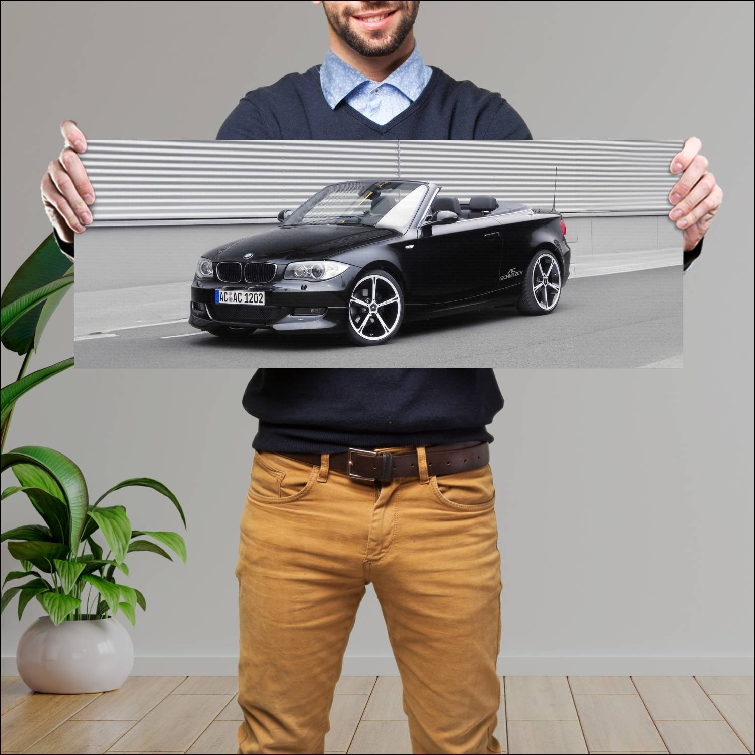 Cuadro grande 30x80cm 2008 ac schnitzer acs1 cabri 560 Bmw