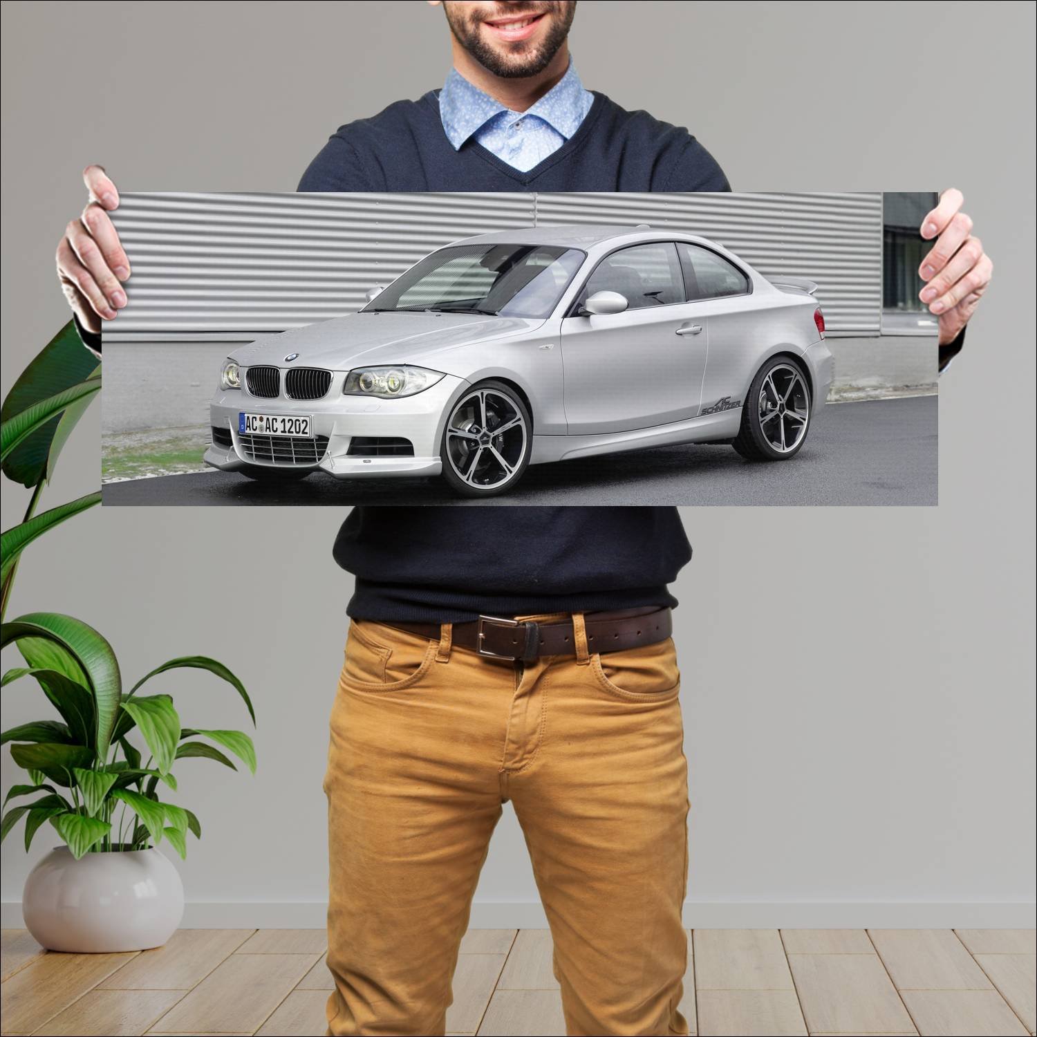 Cuadro grande 30x80cm 2008 ac schnitzer acs1 turbo 565 Bmw