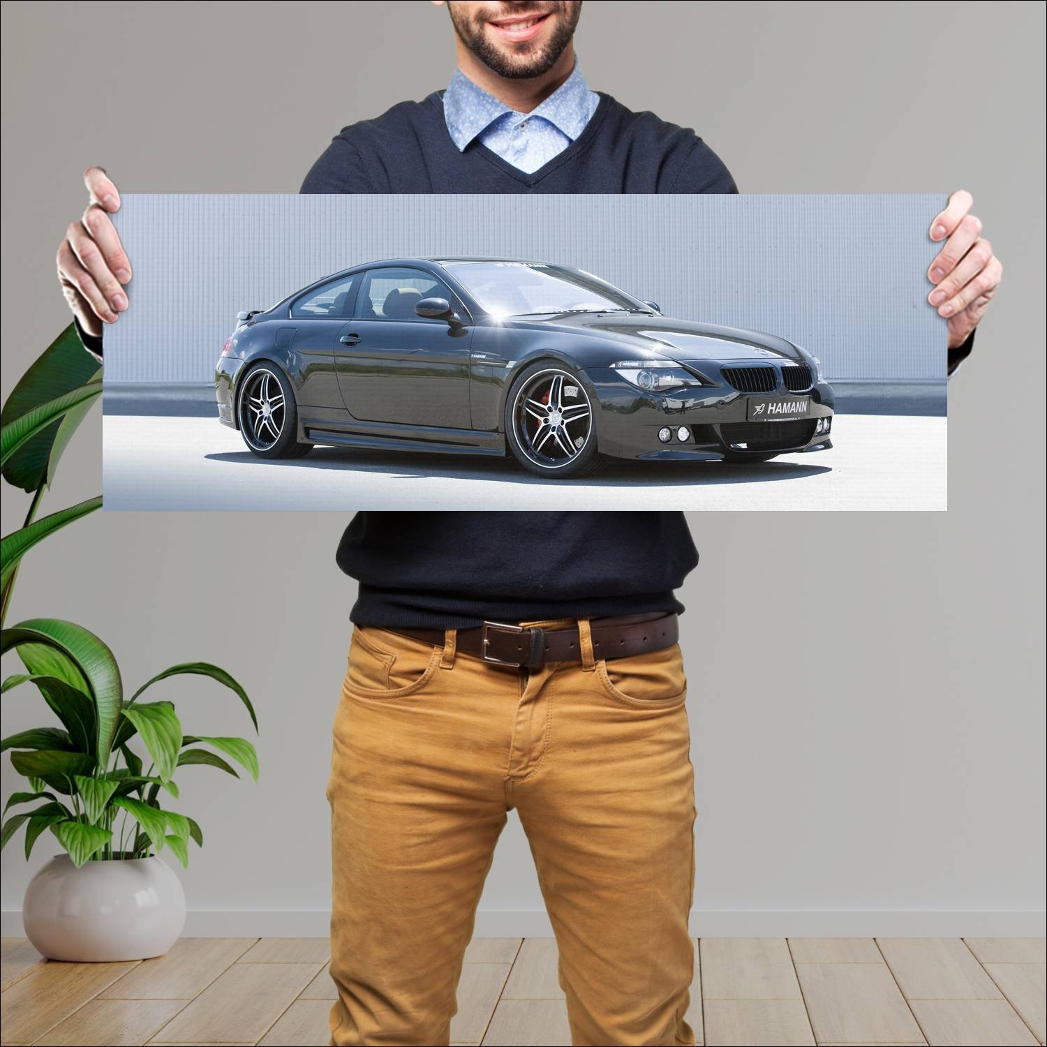 Cuadro grande 30x80cm 2008 bmw 6 series coupe by h 595 Bmw