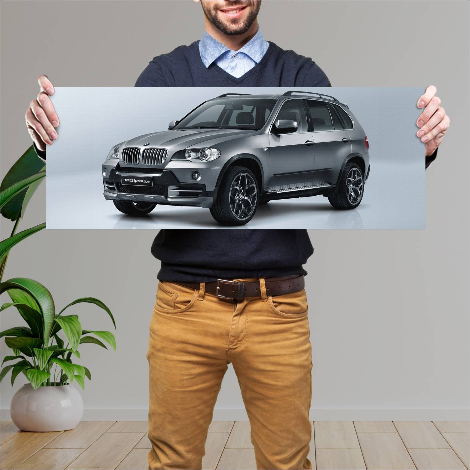 Cuadro grande 30x80cm 2009 bmw x5 special edition 691 Bmw
