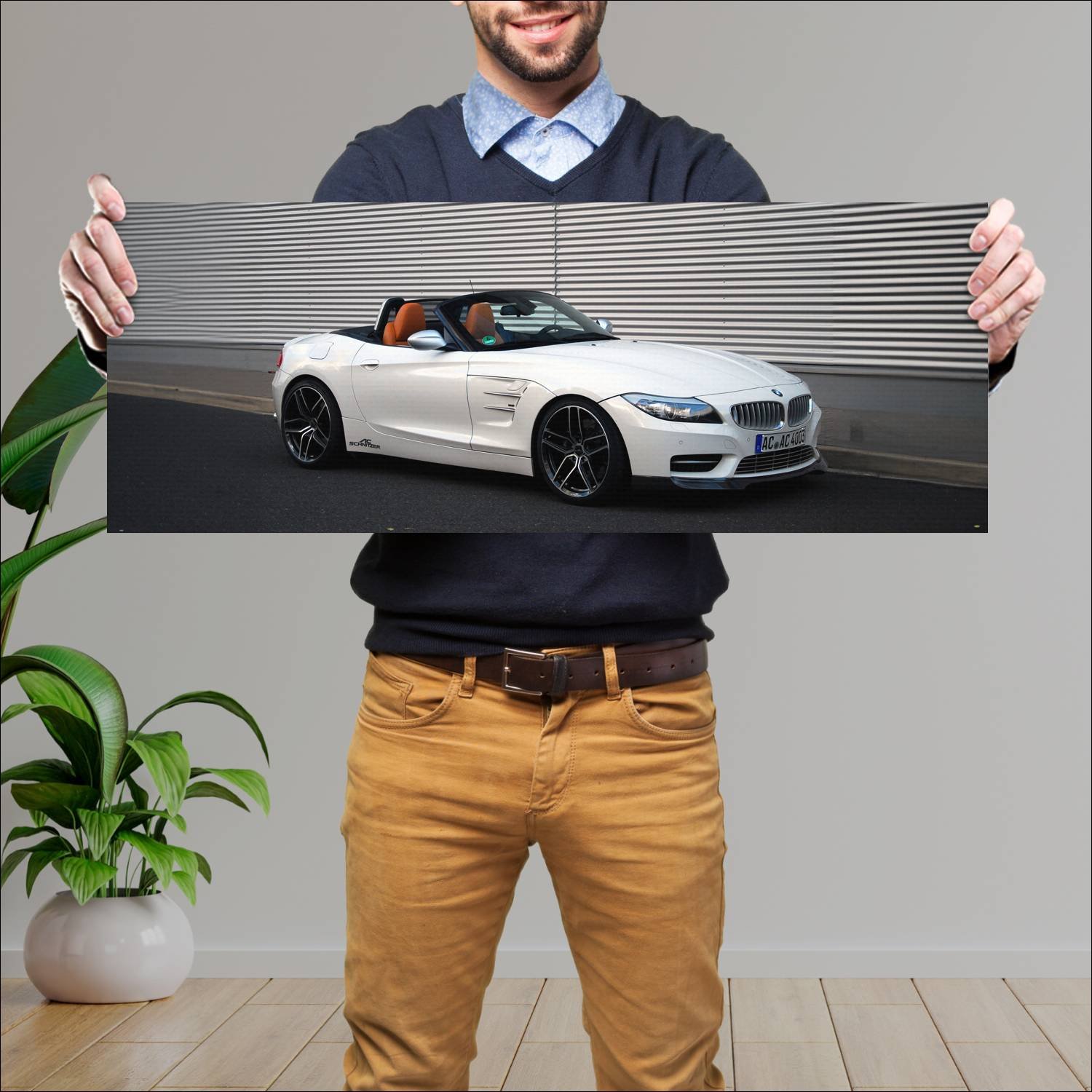 Cuadro grande 30x80cm 2010 ac schnitzer acs4 turbo 717 Bmw
