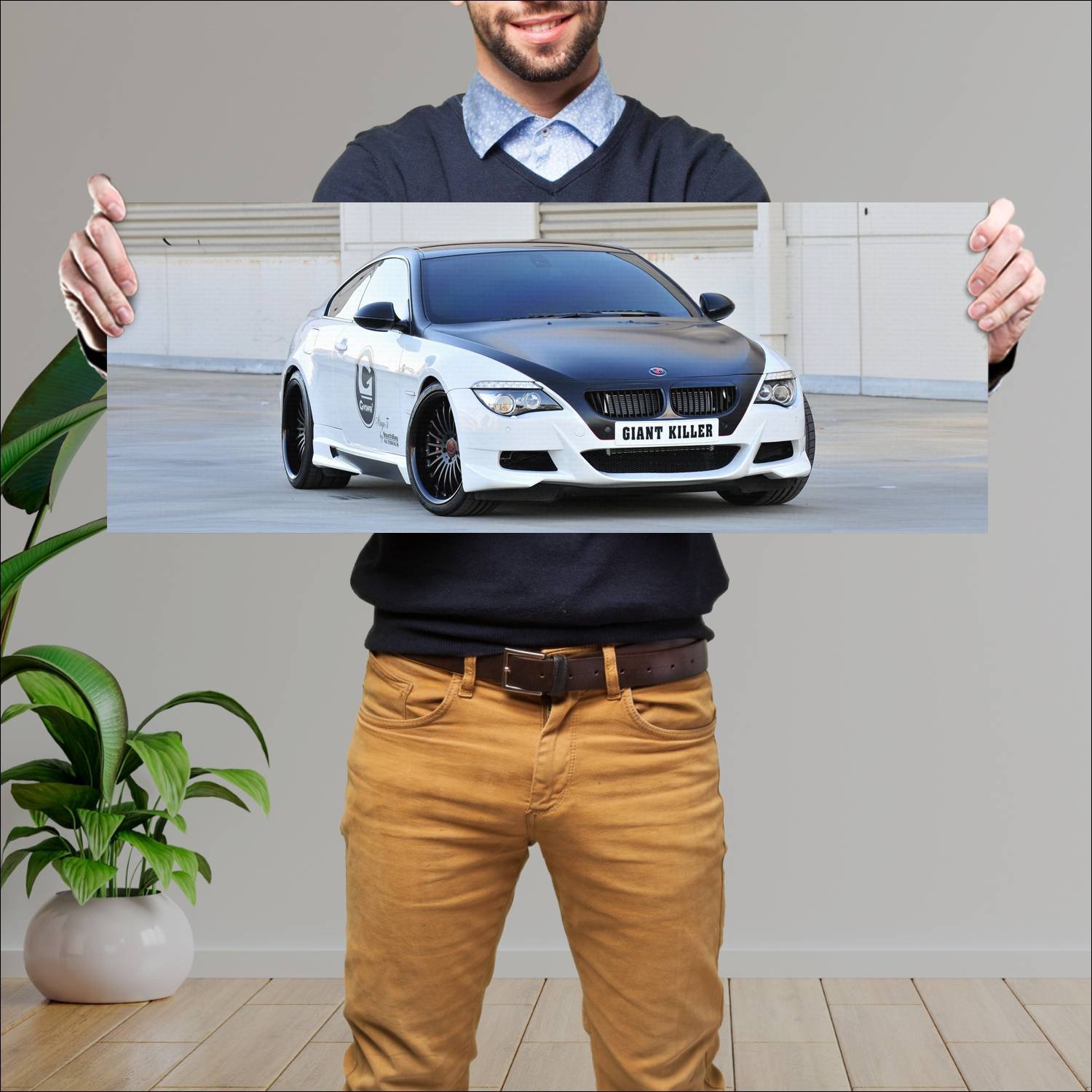 Cuadro grande 30x80cm 2010 bmw m6 hurricane by pri 759 Bmw