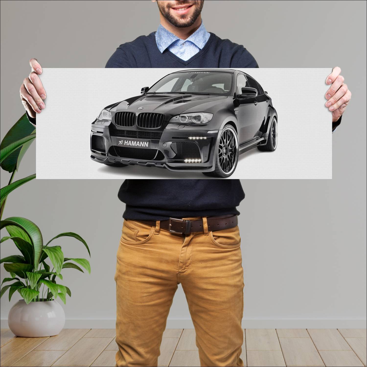 Cuadro grande 30x80cm 2010 hamann tycoon evo m 111 795 Bmw