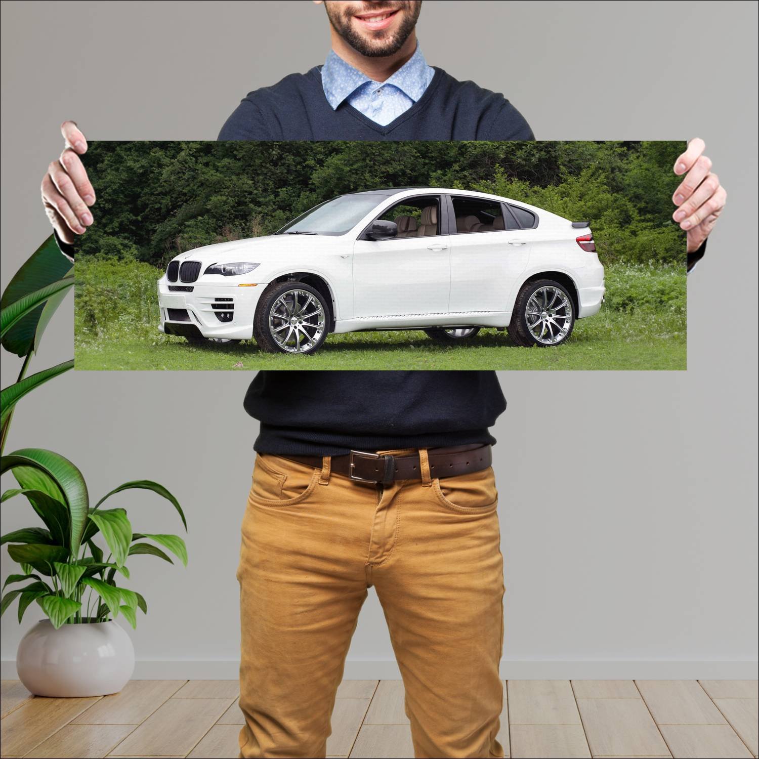 Cuadro grande 30x80cm 2010 status design sd f16 11 798 Bmw