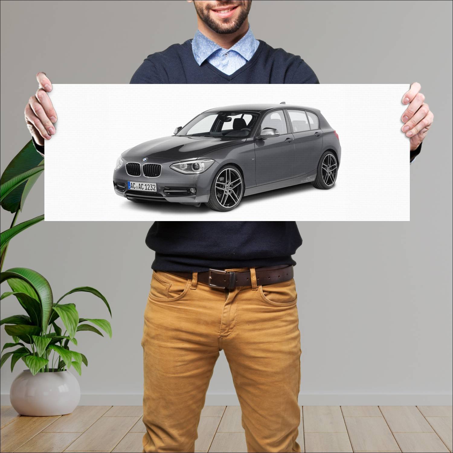 Cuadro grande 30x80cm 2011 ac schnitzer acs1 5 doo 800 Bmw