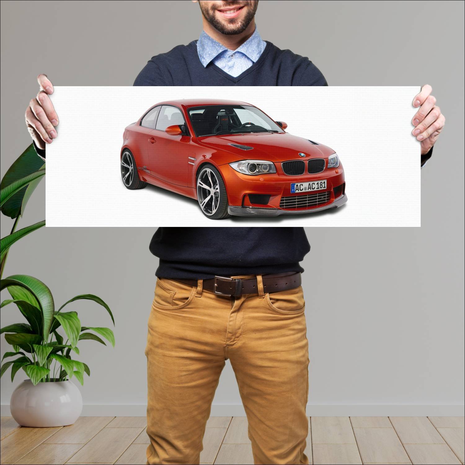Cuadro grande 30x80cm 2011 ac schnitzer acs1 sport 801 Bmw