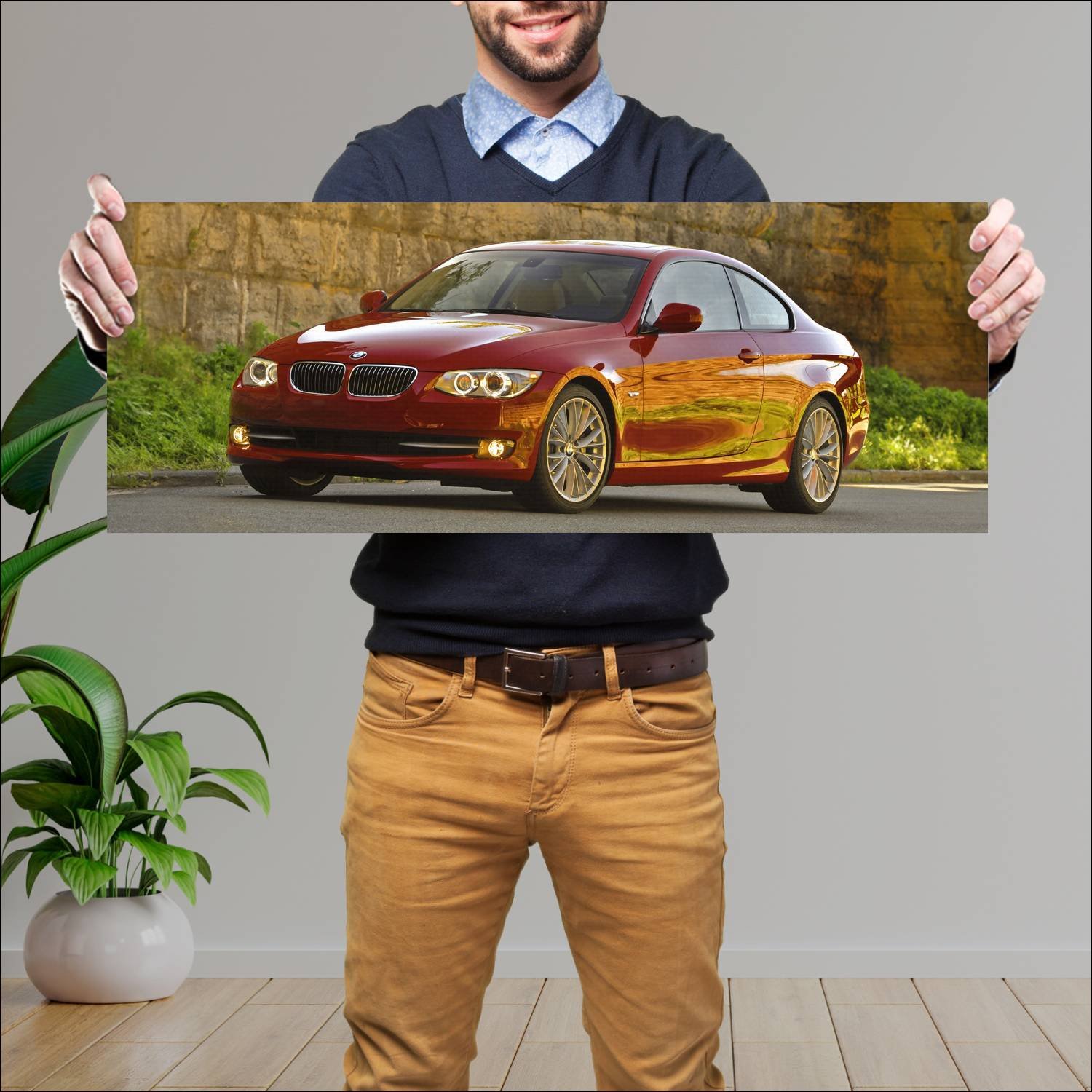 Cuadro grande 30x80cm 2011 bmw 3 series coupe us 8 829 Bmw