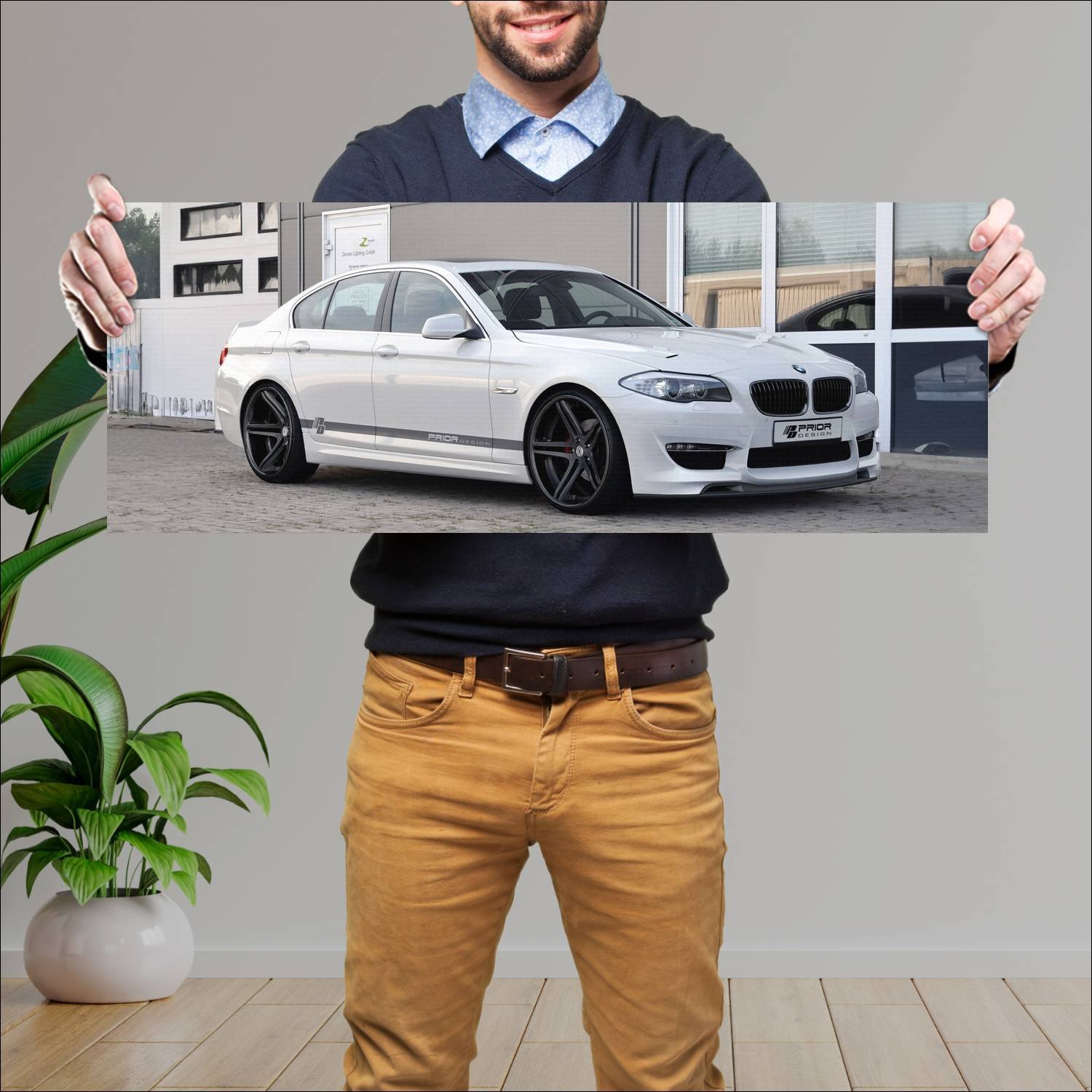 Cuadro grande 30x80cm 2011 bmw 5 series by prior d 839 Bmw
