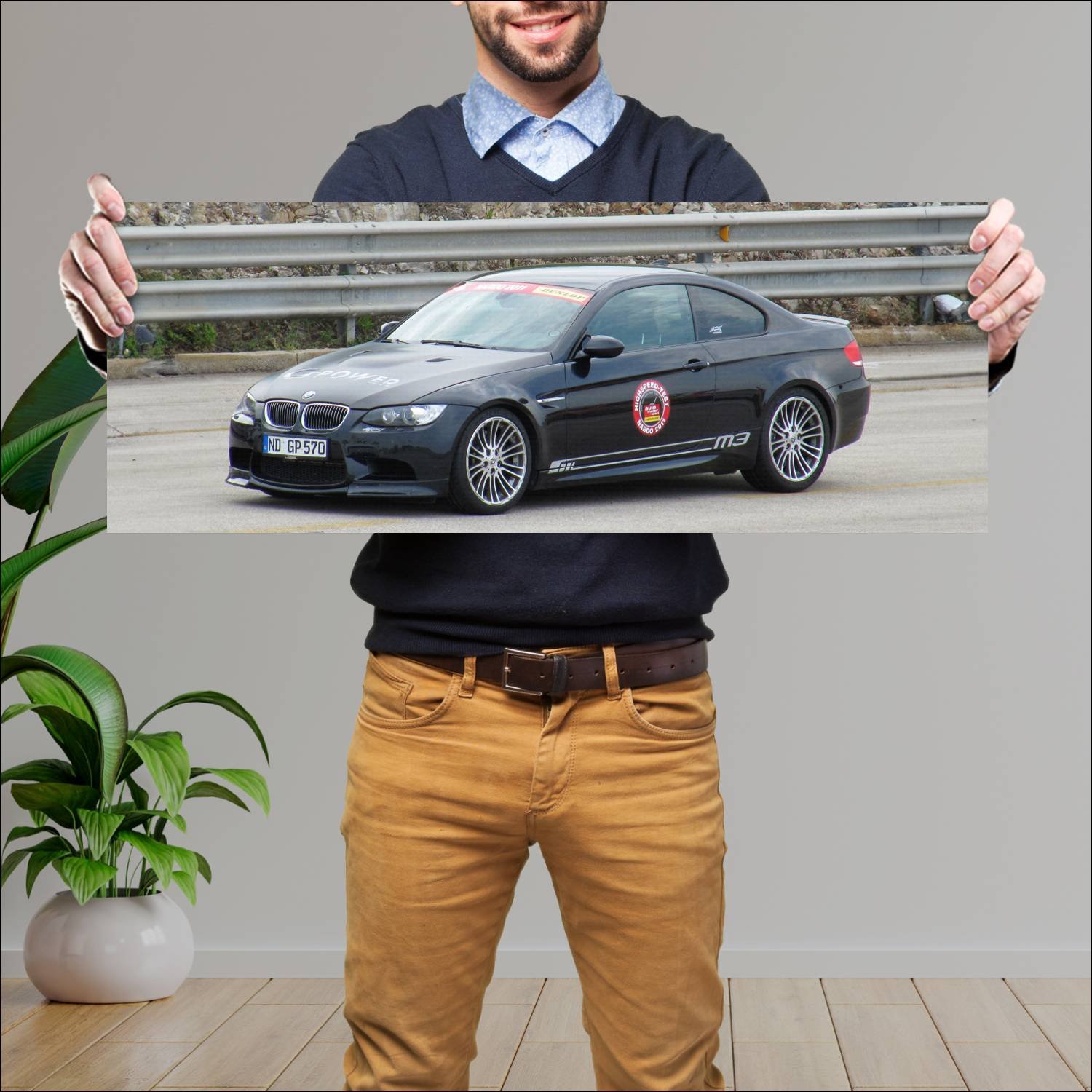 Cuadro grande 30x80cm 2011 bmw m3 coupe sk ii by g 874 Bmw