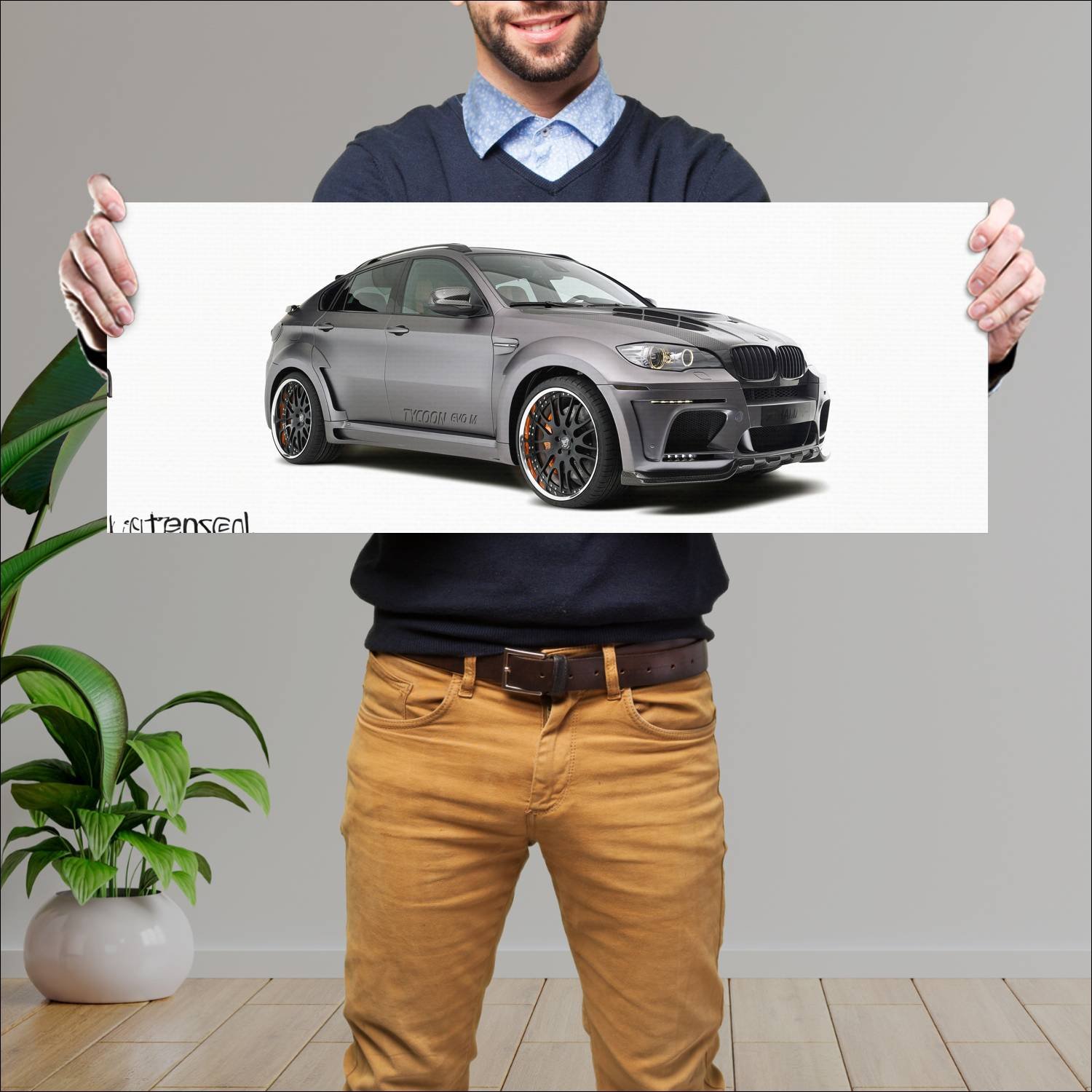 Cuadro grande 30x80cm 2011 hamann tycoon evo m 111 896 Bmw