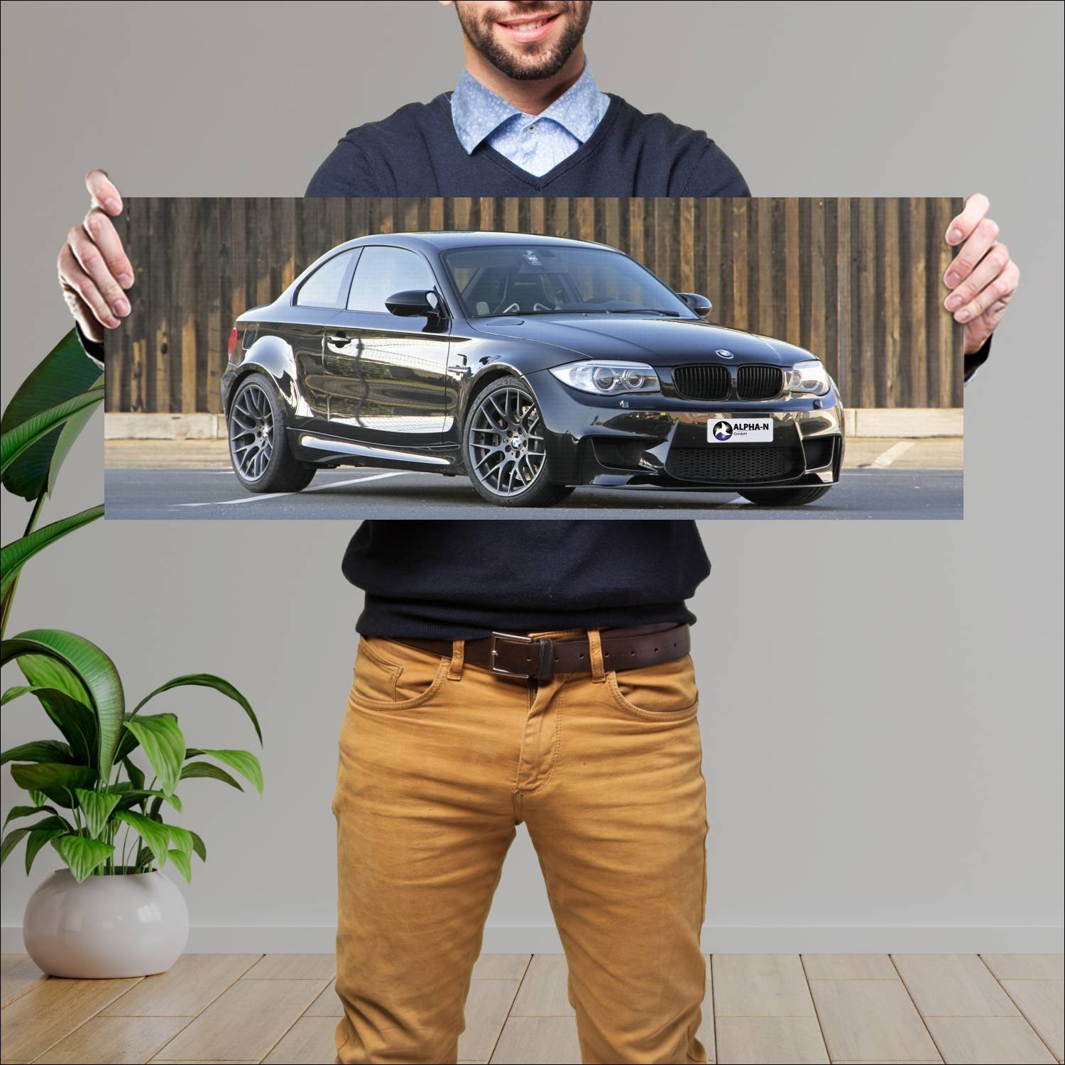 Cuadro grande 30x80cm 2012 alpha n 1m rs auto 909 Bmw