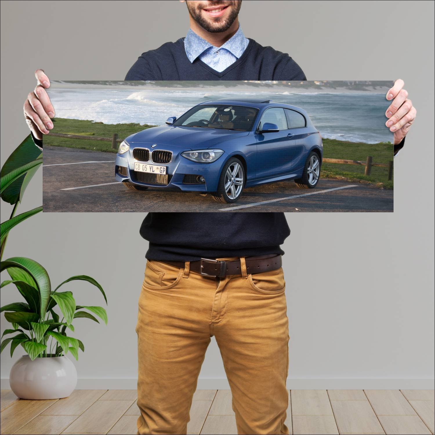 Cuadro grande 30x80cm 2012 bmw 1 series m sport 3 916 Bmw