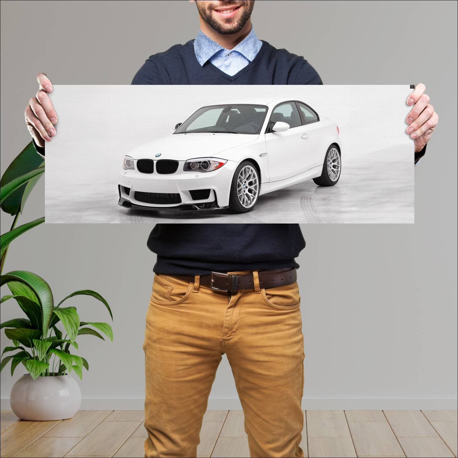Cuadro grande 30x80cm 2012 bmw 1m gts v coupe by v 920 Bmw