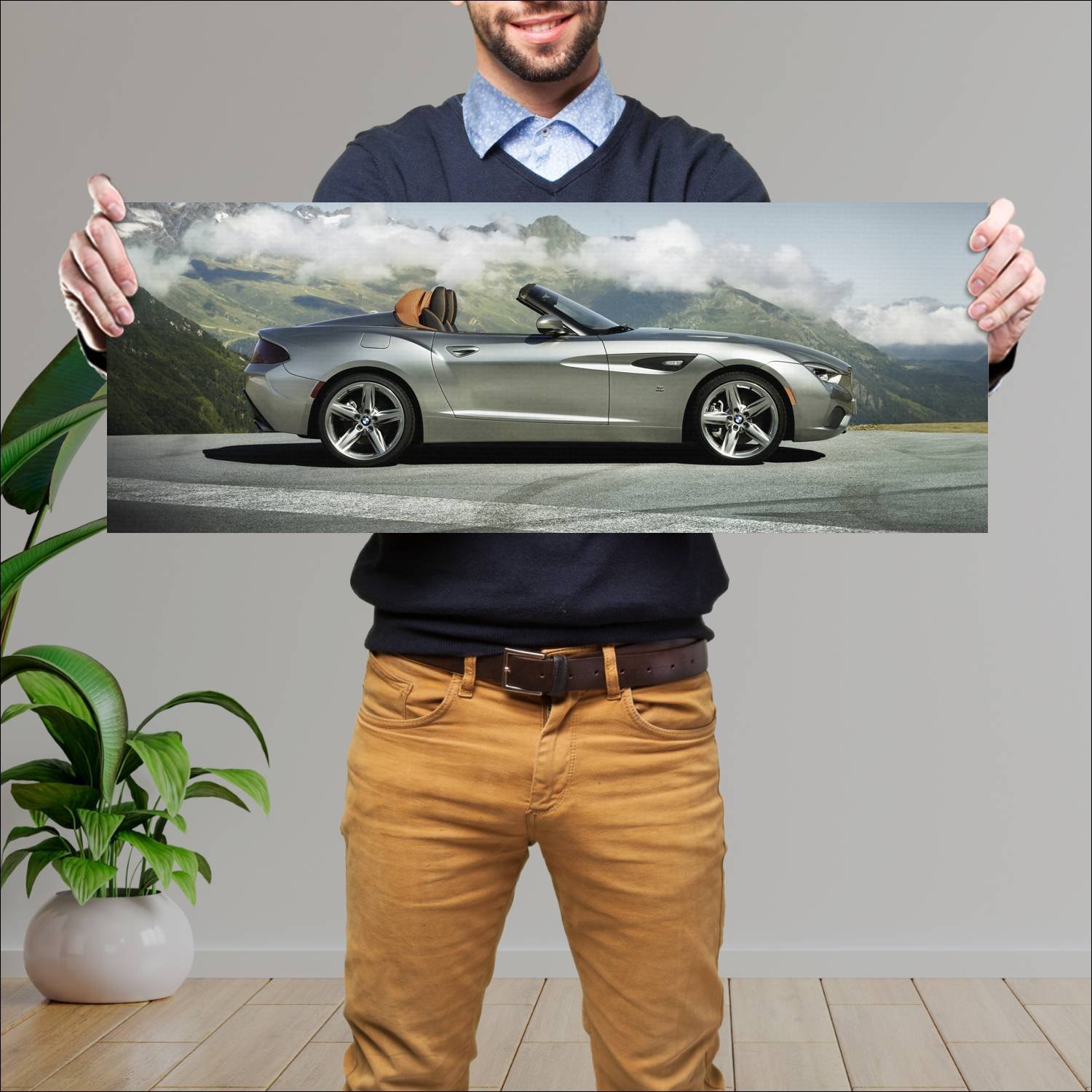 Cuadro grande 30x80cm 2012 bmw zagato roadster 836 8 Bmw