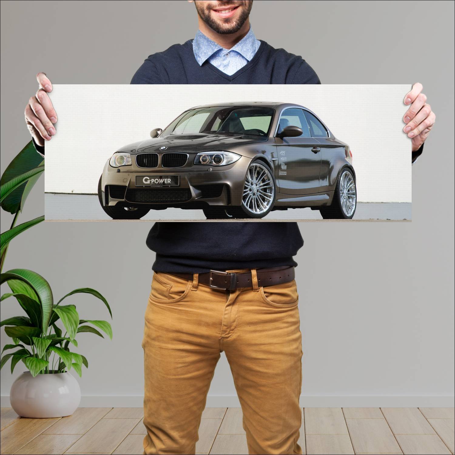 Cuadro grande 30x80cm 2012 g power g1 v8 hurricane 9 Bmw