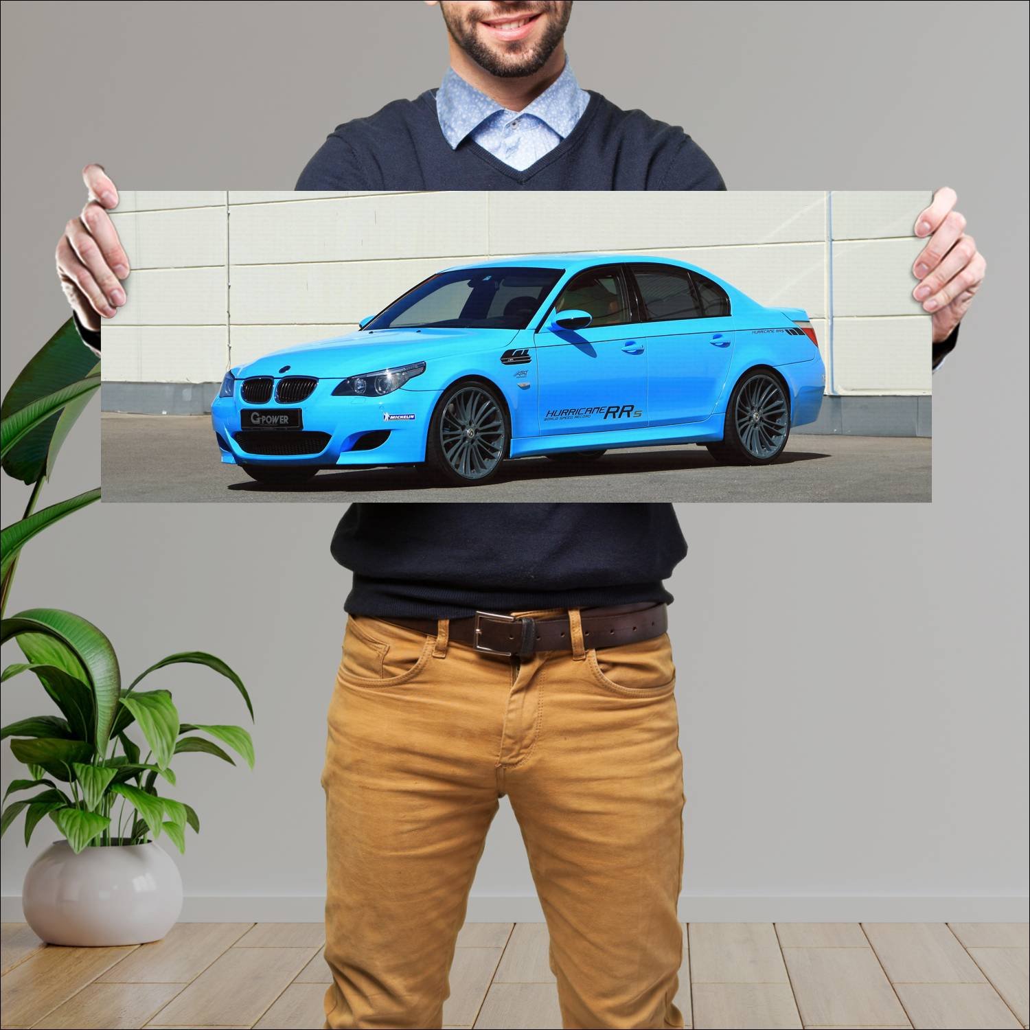 Cuadro grande 30x80cm 2012 g power m5 hurricane rr 10 Bmw