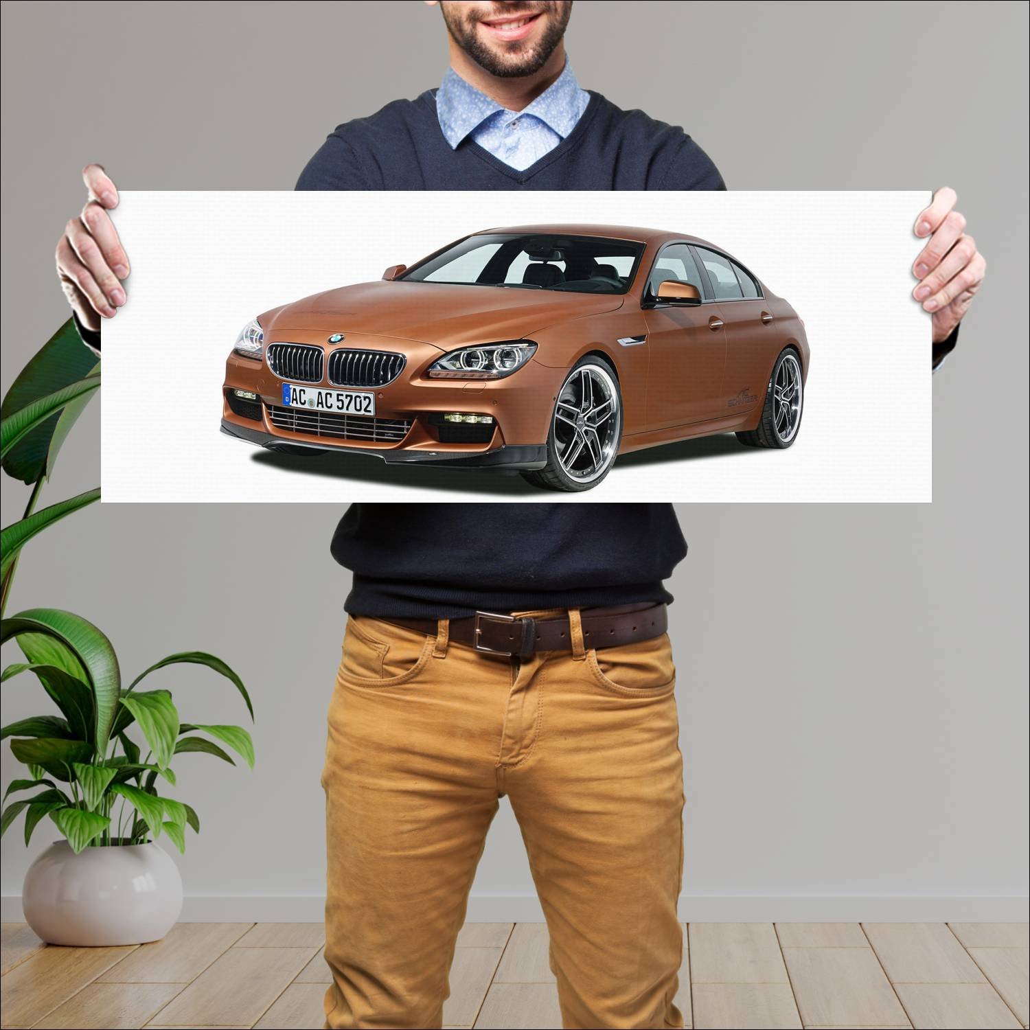 Cuadro grande 30x80cm 2013 ac schnitzer acs6 gran 14 Bmw