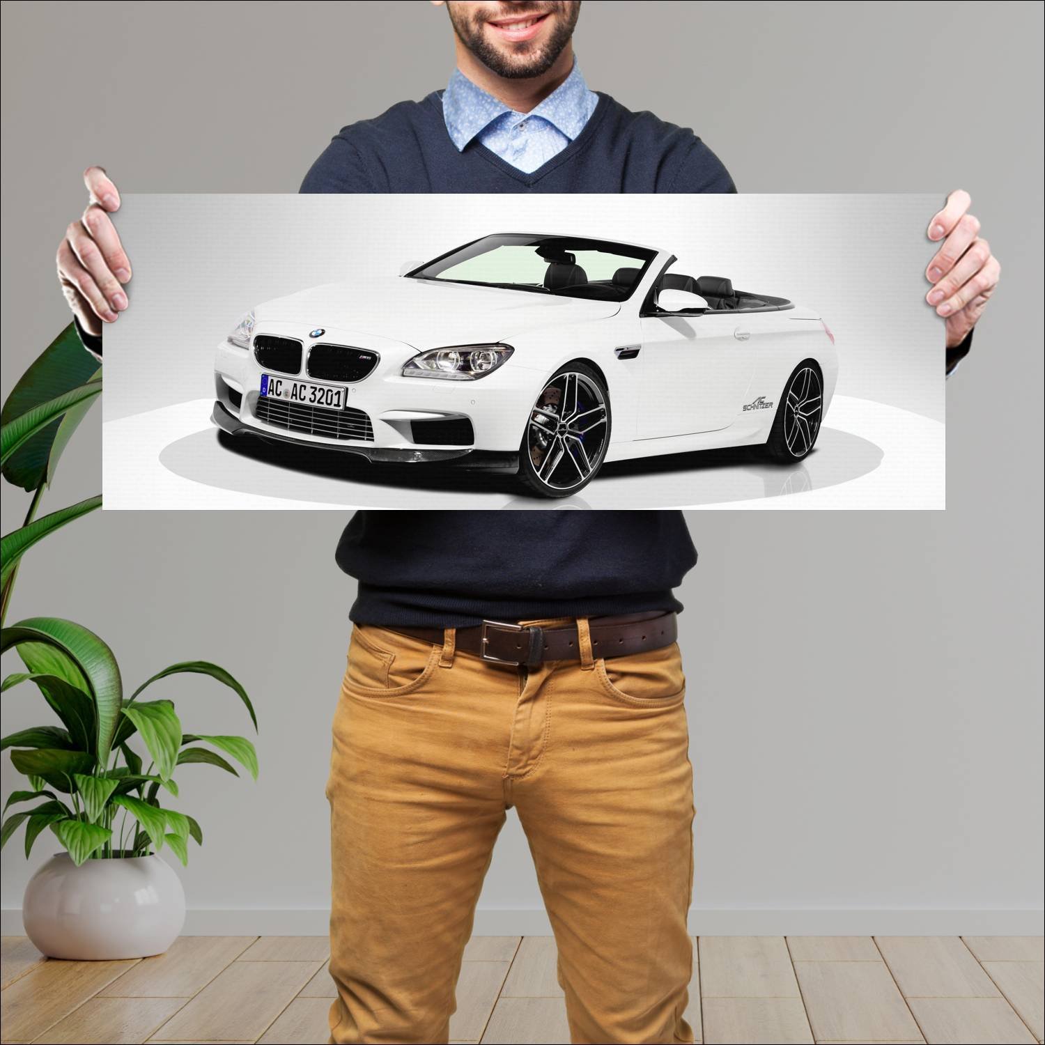 Cuadro grande 30x80cm 2013 ac schnitzer acs6 sport 15 Bmw