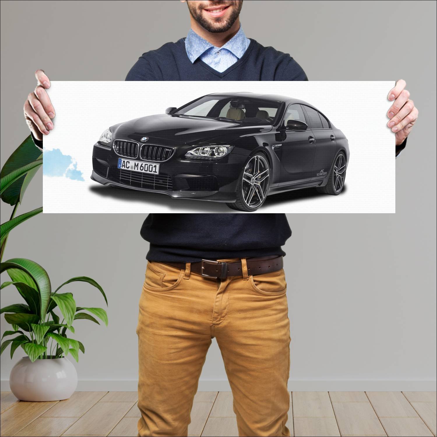 Cuadro grande 30x80cm 2013 ac schnitzer acs6 sport 16 Bmw
