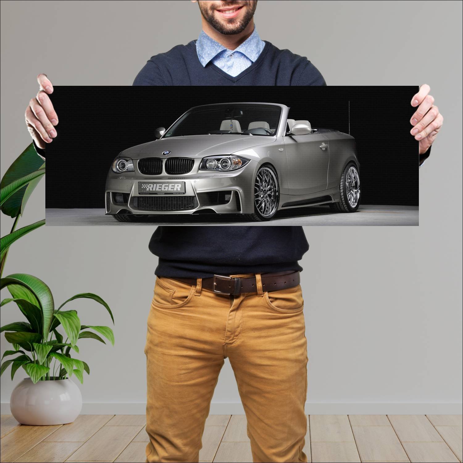 Cuadro grande 30x80cm 2013 bmw 1 series convertibl 25 Bmw