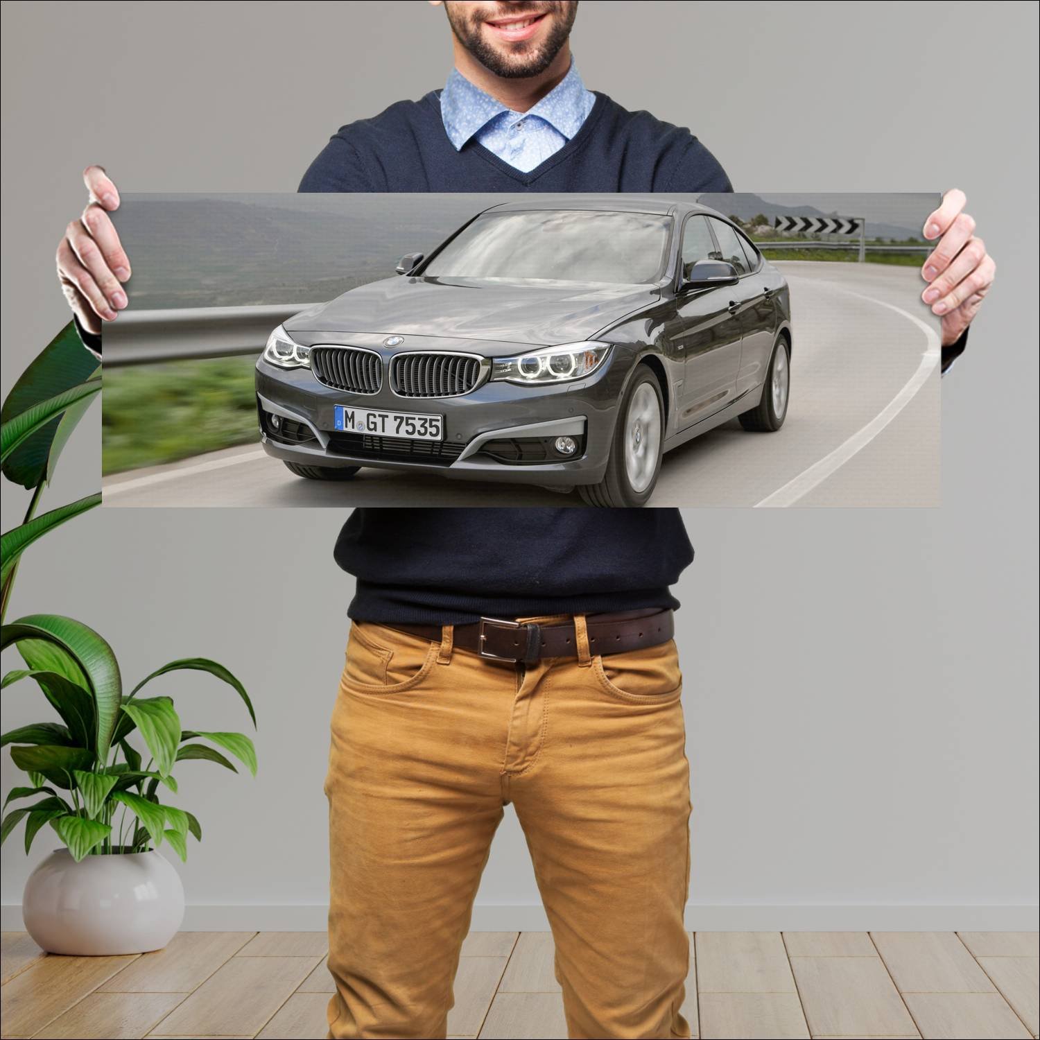 Cuadro grande 30x80cm 2013 bmw 3 series gran turis 29 Bmw