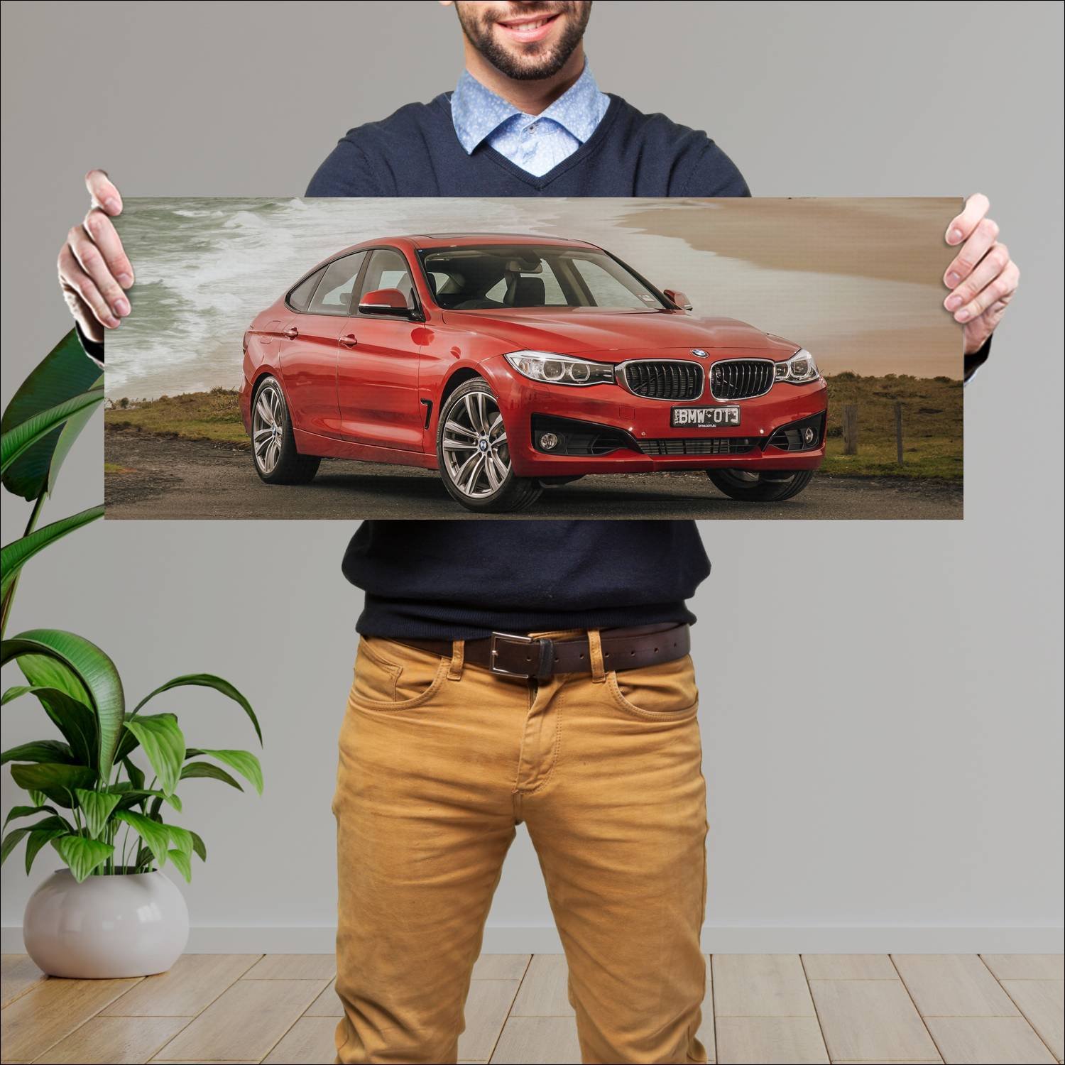 Cuadro grande 30x80cm 2013 bmw 3 series gran turis 31 Bmw