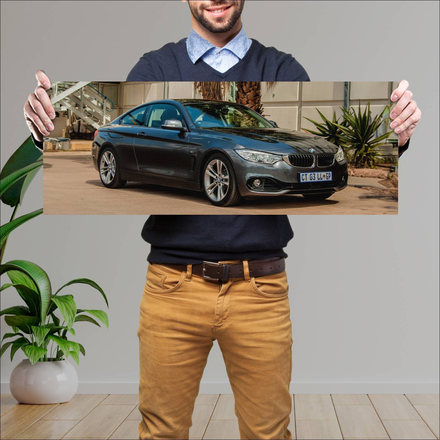 Cuadro grande 30x80cm 2013 bmw 4 series coupe za 8 52 Bmw