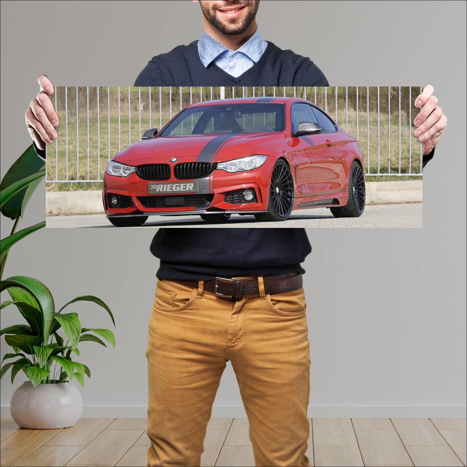 Cuadro grande 30x80cm 2014 bmw 4 series coupe by r 150 Bmw
