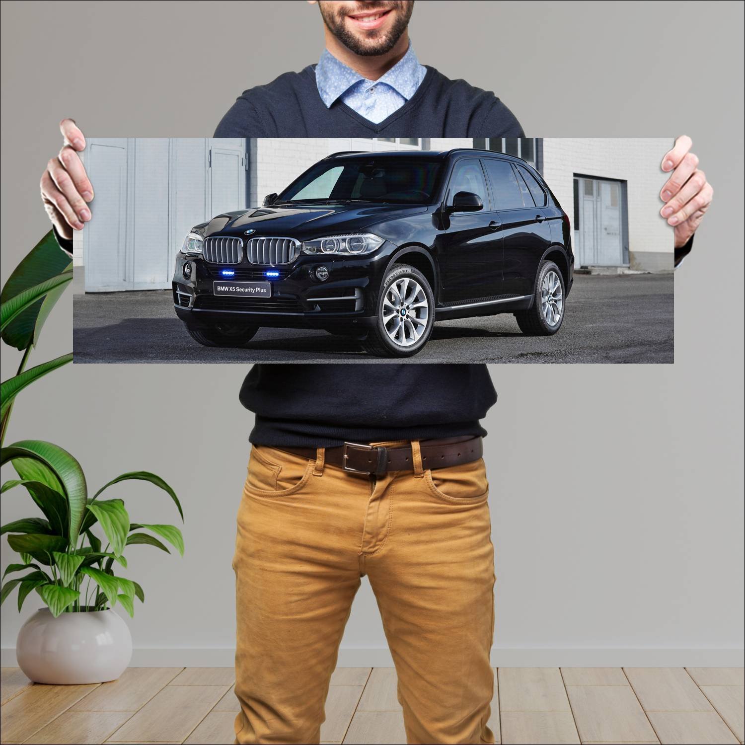 Cuadro grande 30x80cm 2014 bmw x5 security plus 47 219 Bmw