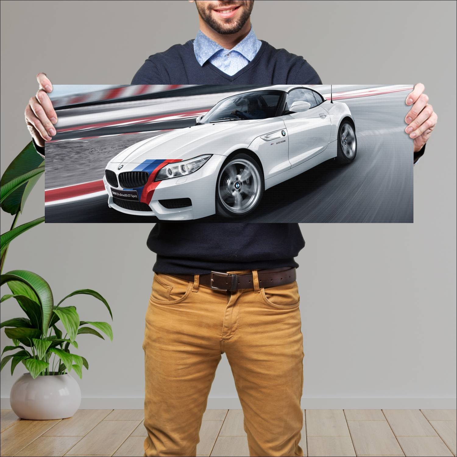 Cuadro grande 30x80cm 2014 bmw z4 gt spirit jp 835 227 Bmw