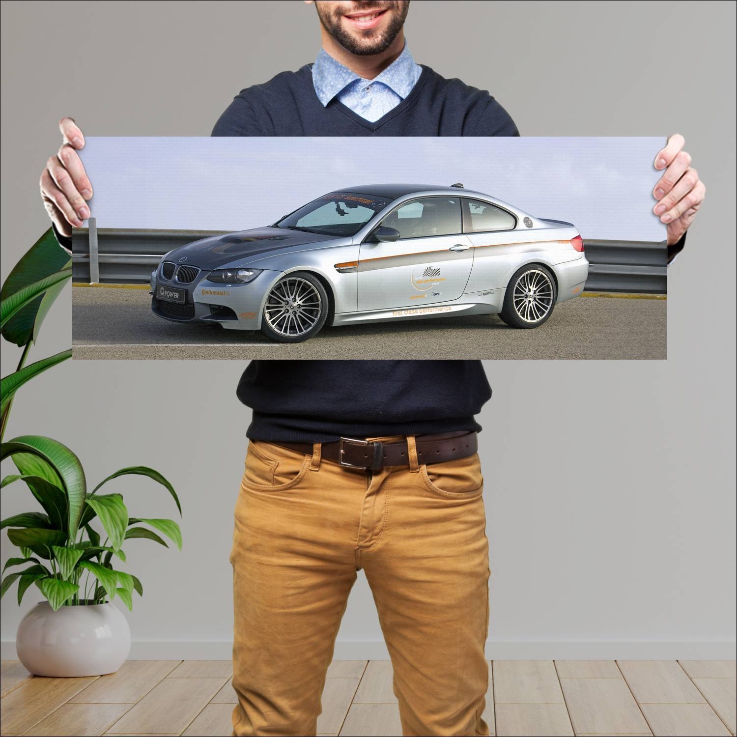 Cuadro grande 30x80cm 2014 g power m3 hurricane 33 228 Bmw