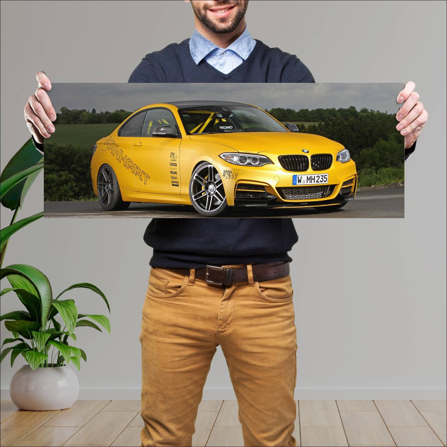 Cuadro grande 30x80cm 2014 manhart mh2 clubsport 1 229 Bmw