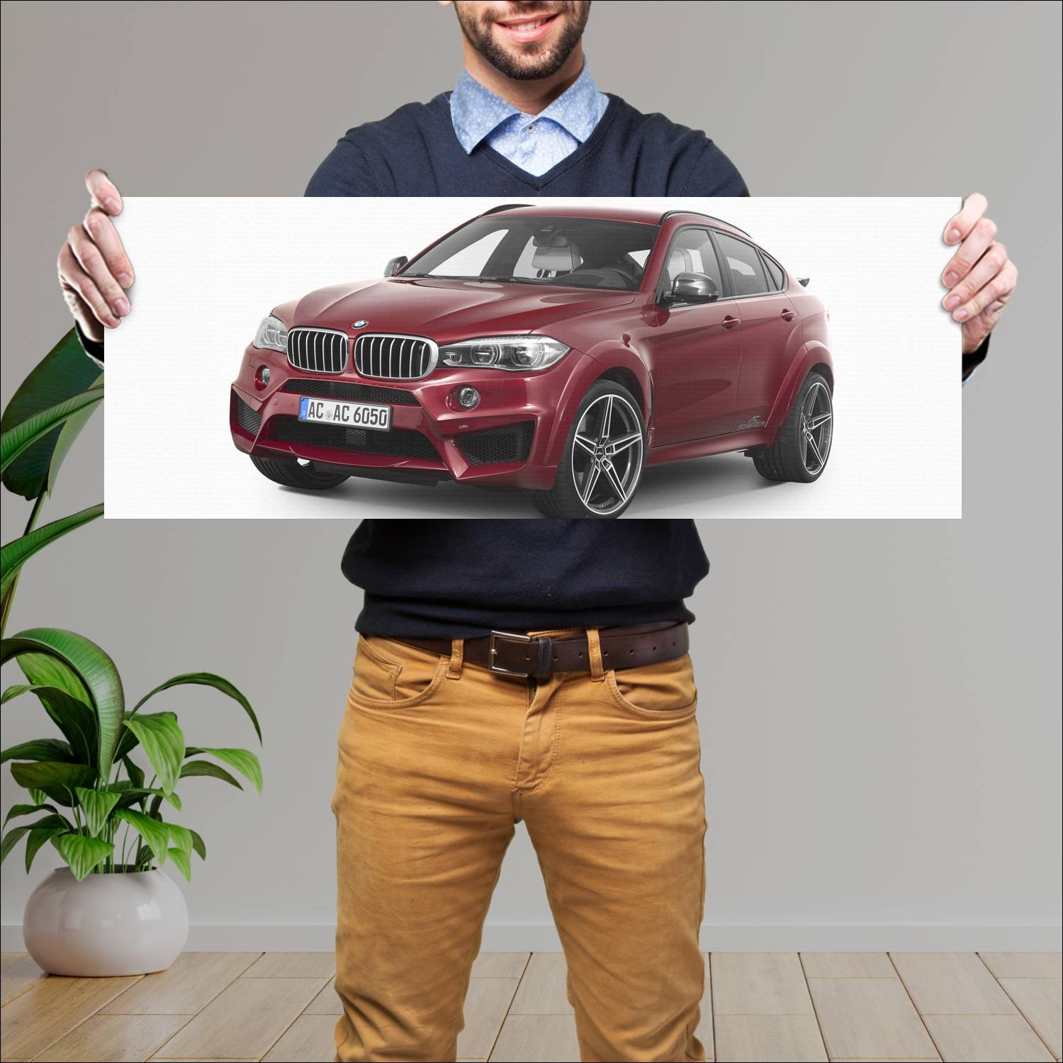 Cuadro grande 30x80cm 2015 ac schnitzer acs6 falco 230 Bmw