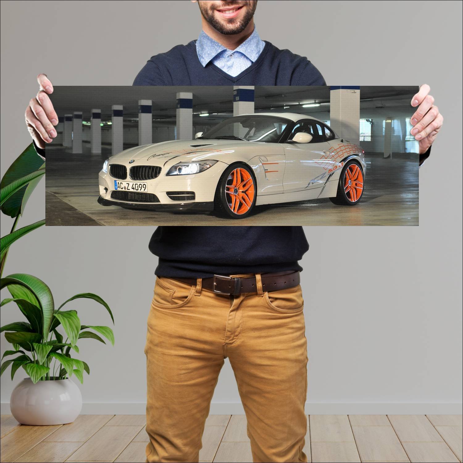 Cuadro grande 30x80cm 2015 ac schnitzer acz 5 0d c 232 Bmw