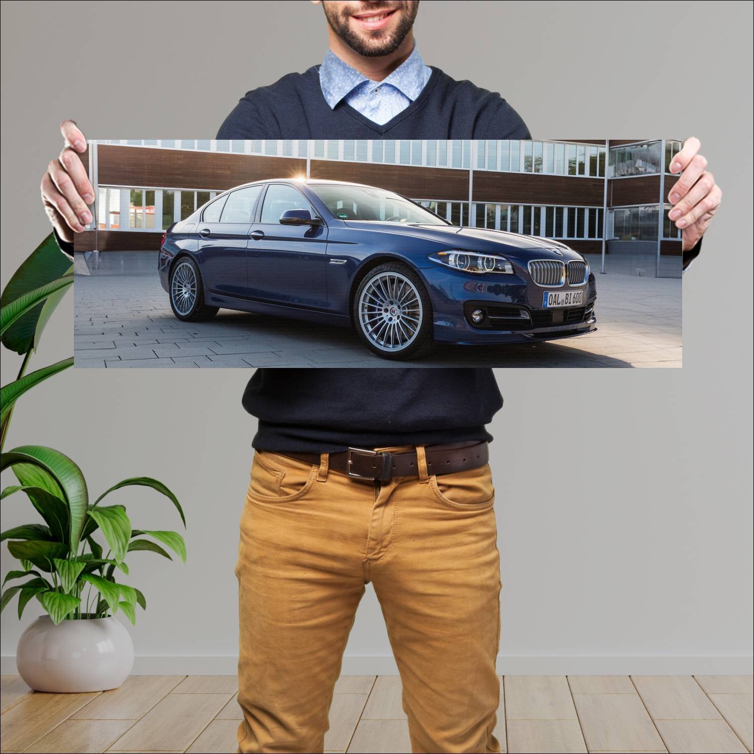 Cuadro grande 30x80cm 2015 alpina b5 biturbo editi 234 Bmw