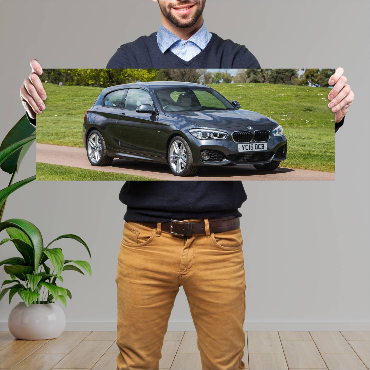 Cuadro grande 30x80cm 2015 bmw 1 series m sport 3 245 Bmw