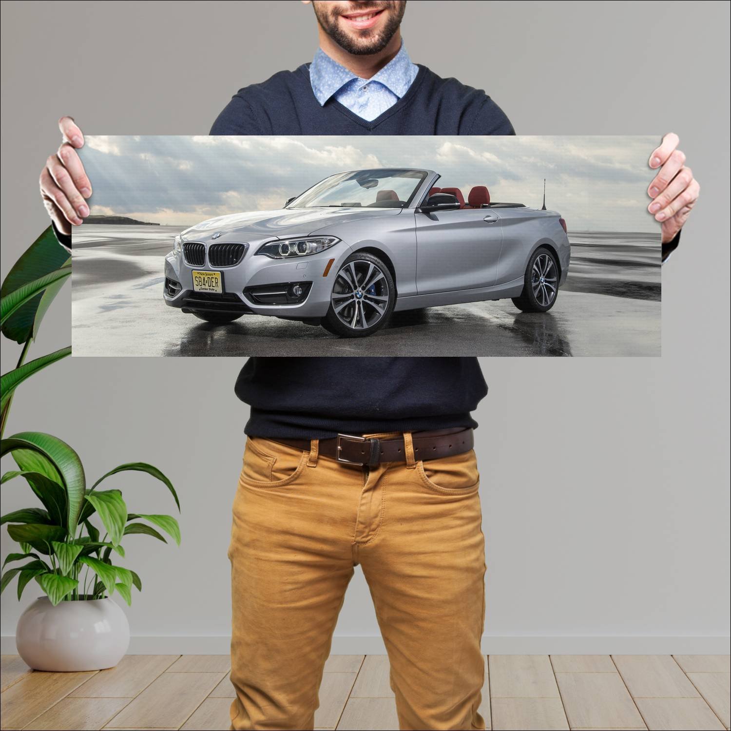 Cuadro grande 30x80cm 2015 bmw 2 series convertibl 253 Bmw