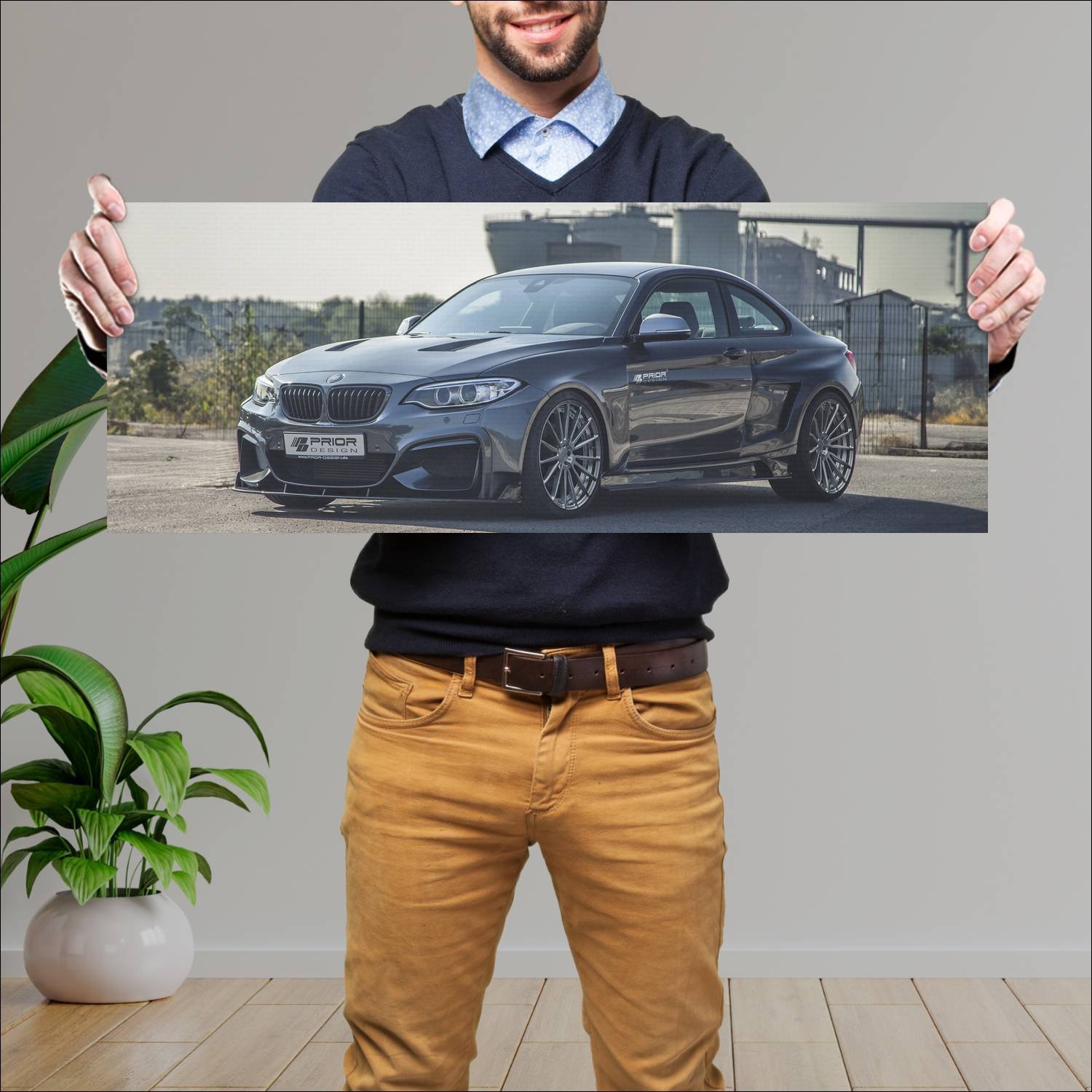 Cuadro grande 30x80cm 2015 bmw 2 series coupe by p 256 Bmw