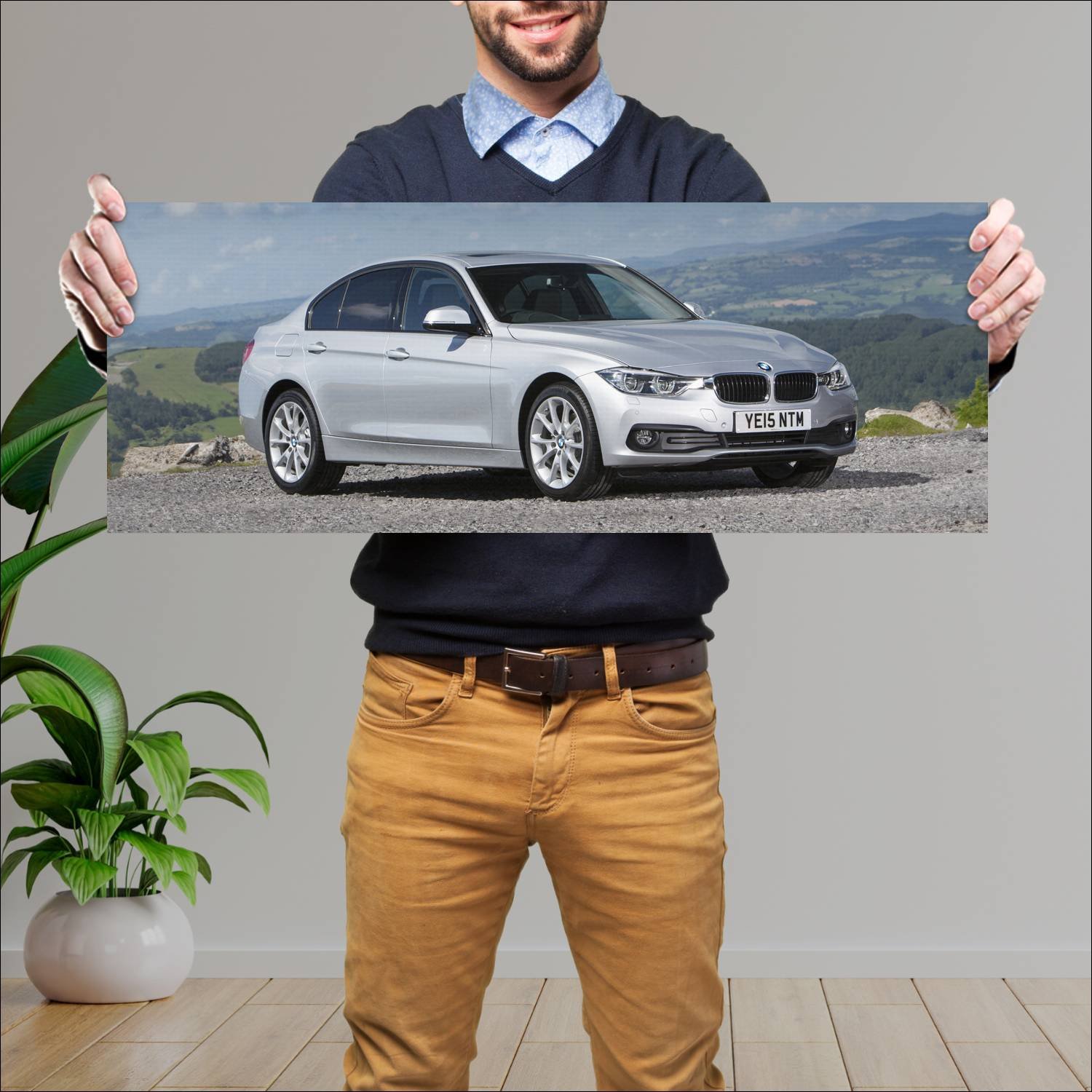 Cuadro grande 30x80cm 2015 bmw 3 series uk auto 275 Bmw