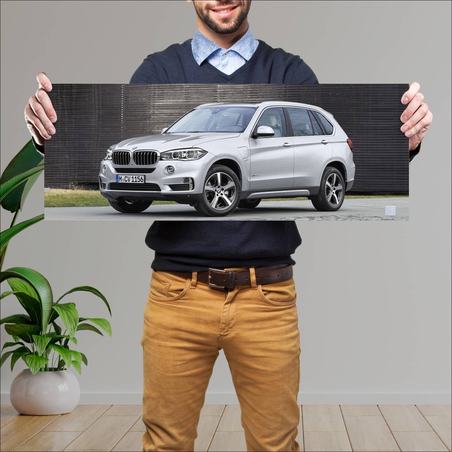 Cuadro grande 30x80cm 2015 bmw x5 plug in hybrid 8 346 Bmw