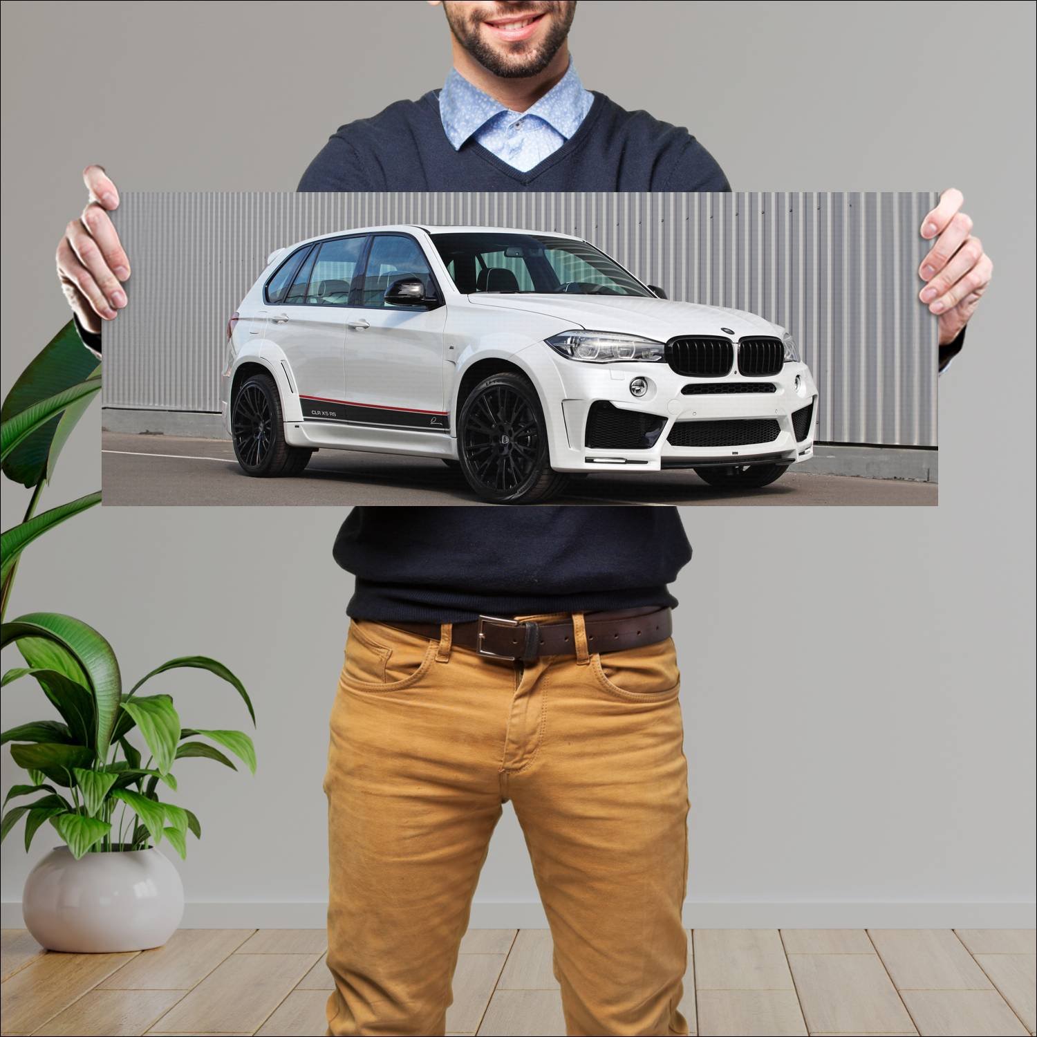Cuadro grande 30x80cm 2015 lumma clr x5 rs auto 358 Bmw