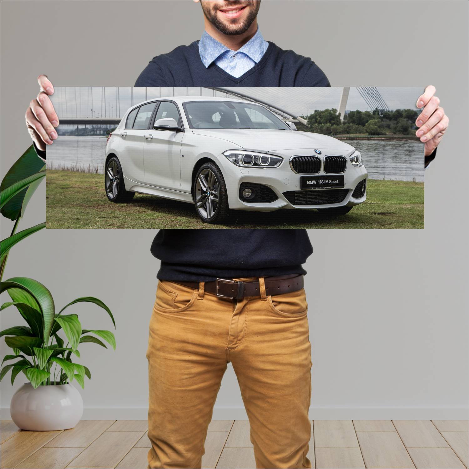 Cuadro grande 30x80cm 2016 bmw 1 series m sport 5 365 Bmw